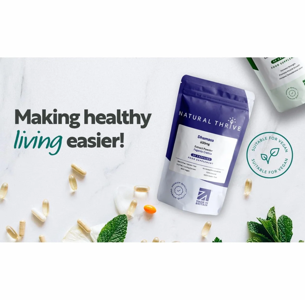 Espinaca orgánica en polvo 100 g, superalimento verde vegano sin gluten sin OMG