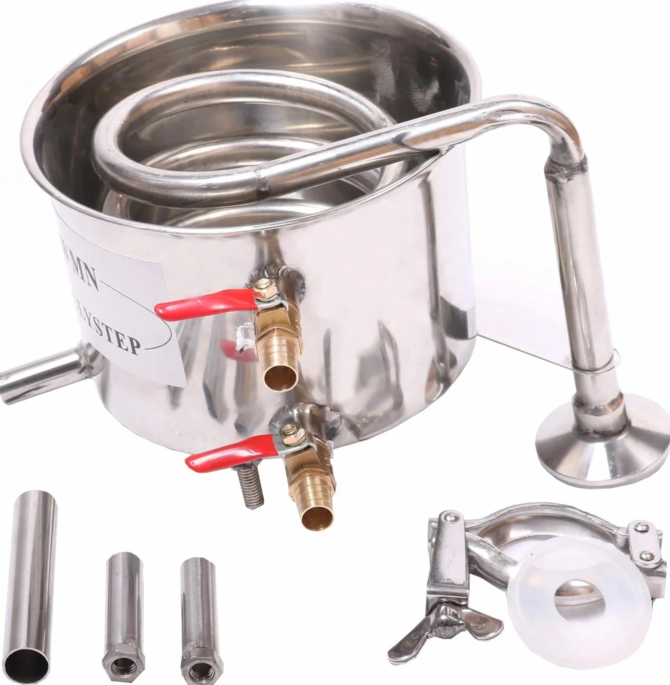 Fayelong Destilador de Agua 30 Litros Alambique Cobre para Licores Alcohol Cerveza Vino