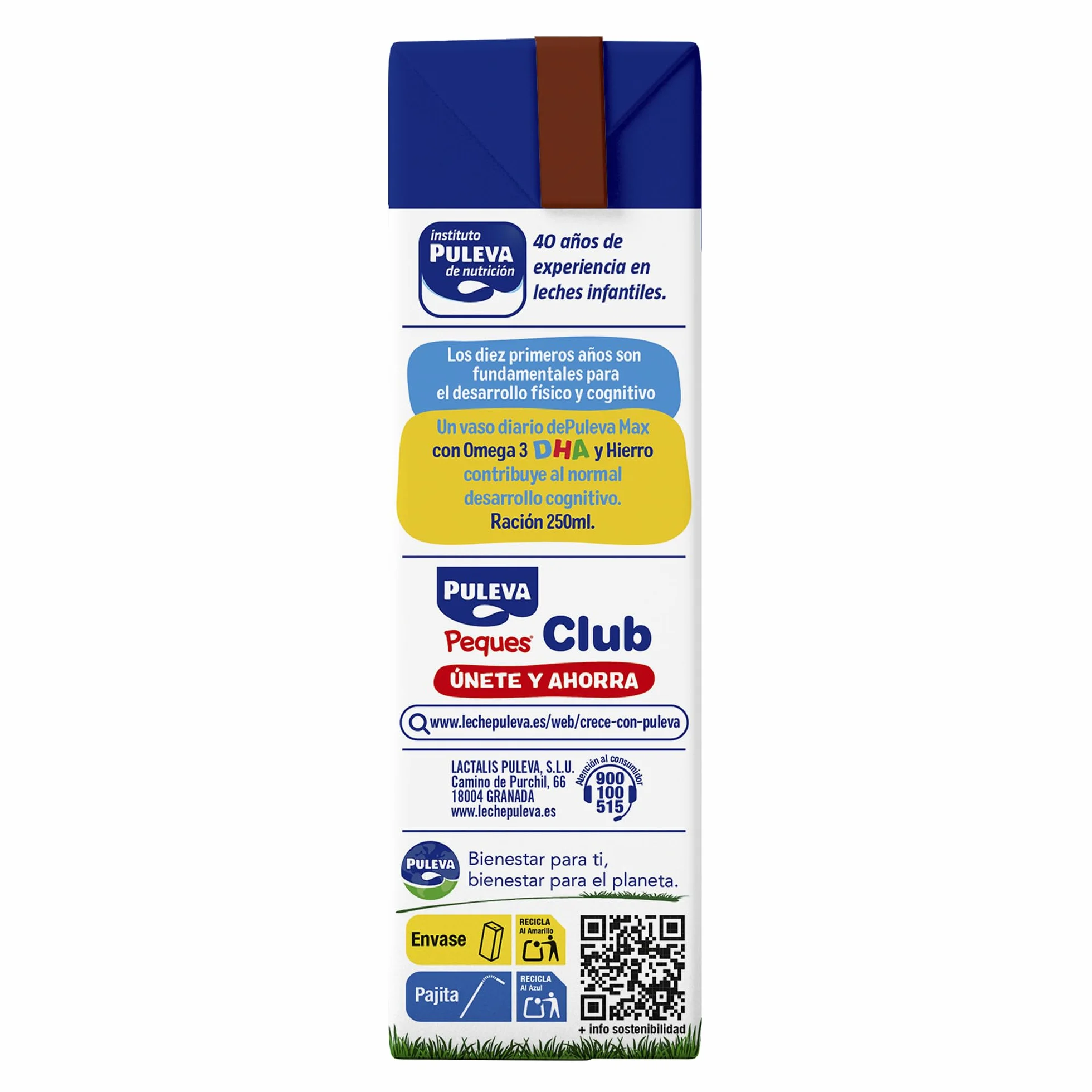 Puleva Max Cereales y Cacao Leche de Crecimiento +3 Años 10 Packs 3x200ml