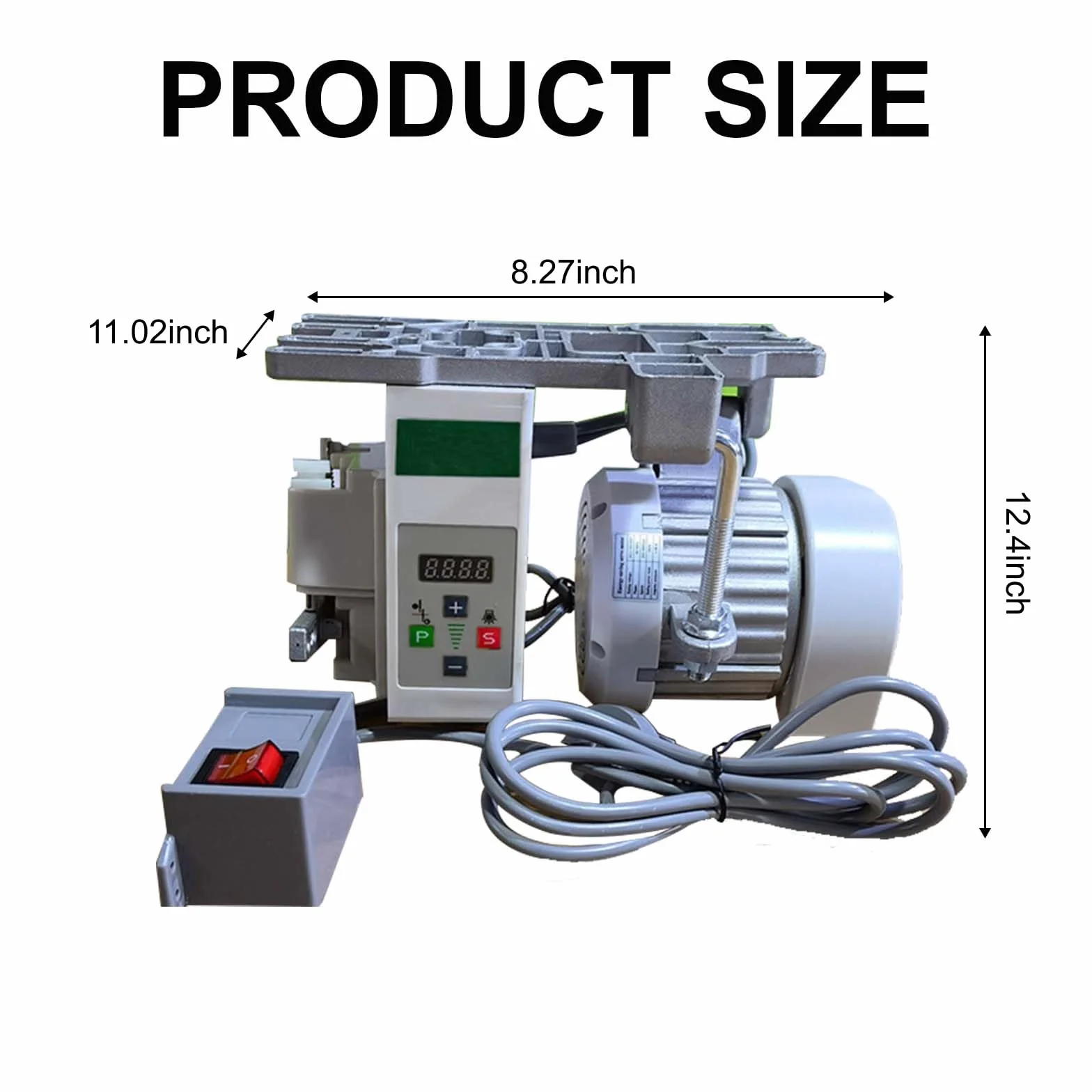 Motor Máquina Coser Eléctrica, 220V 750W Motor Máquina Coser Industrial Servomotor Ahorro Servomotor Sin Escobillas Máquina Coser Industrial 200-6500 Rpm Para Máquinas Coser Industriales Domésticas