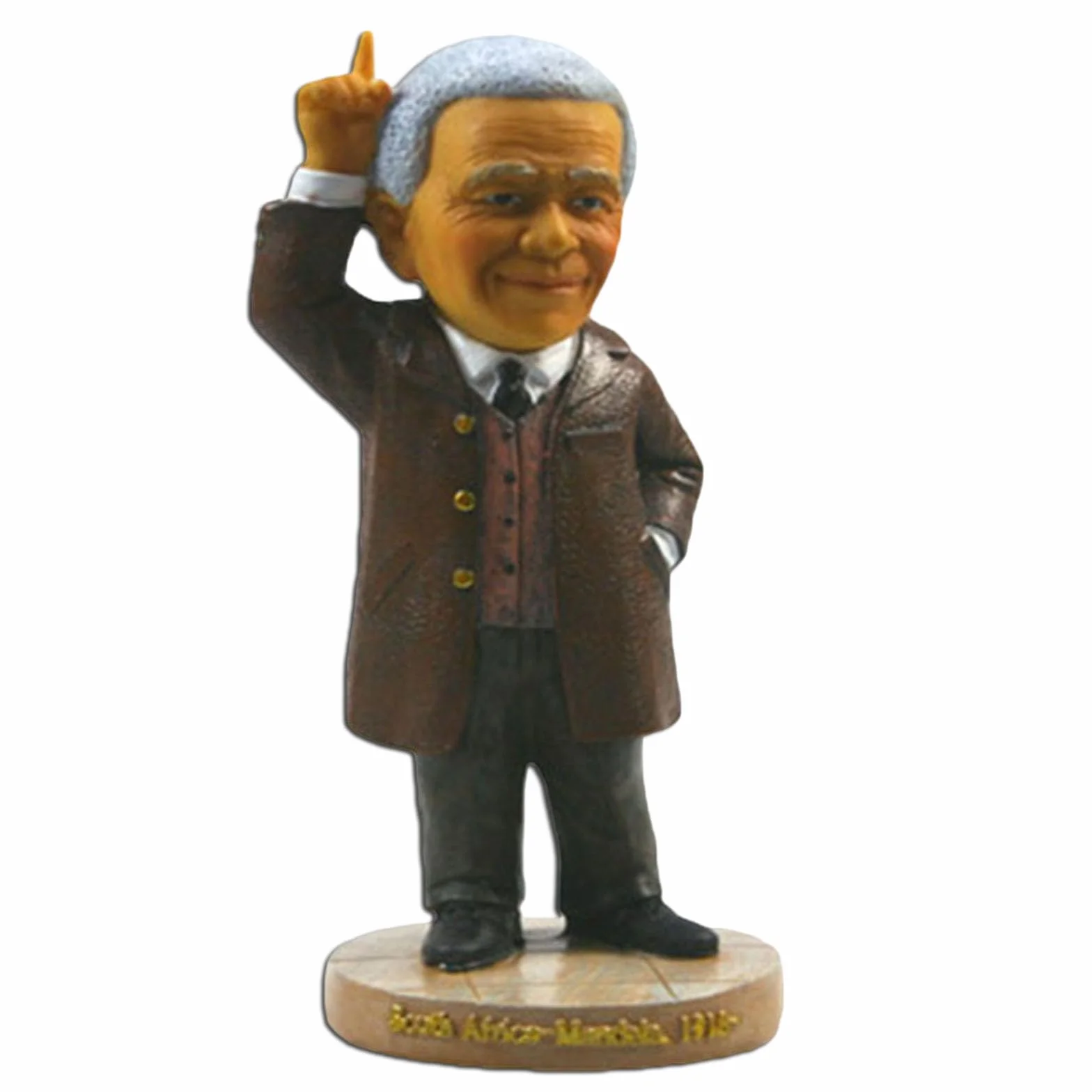Estatua De Nelson Mandela, Estatua De Resina, Escultura De Decoración del Hogar, Decoración De Colección, Marrón