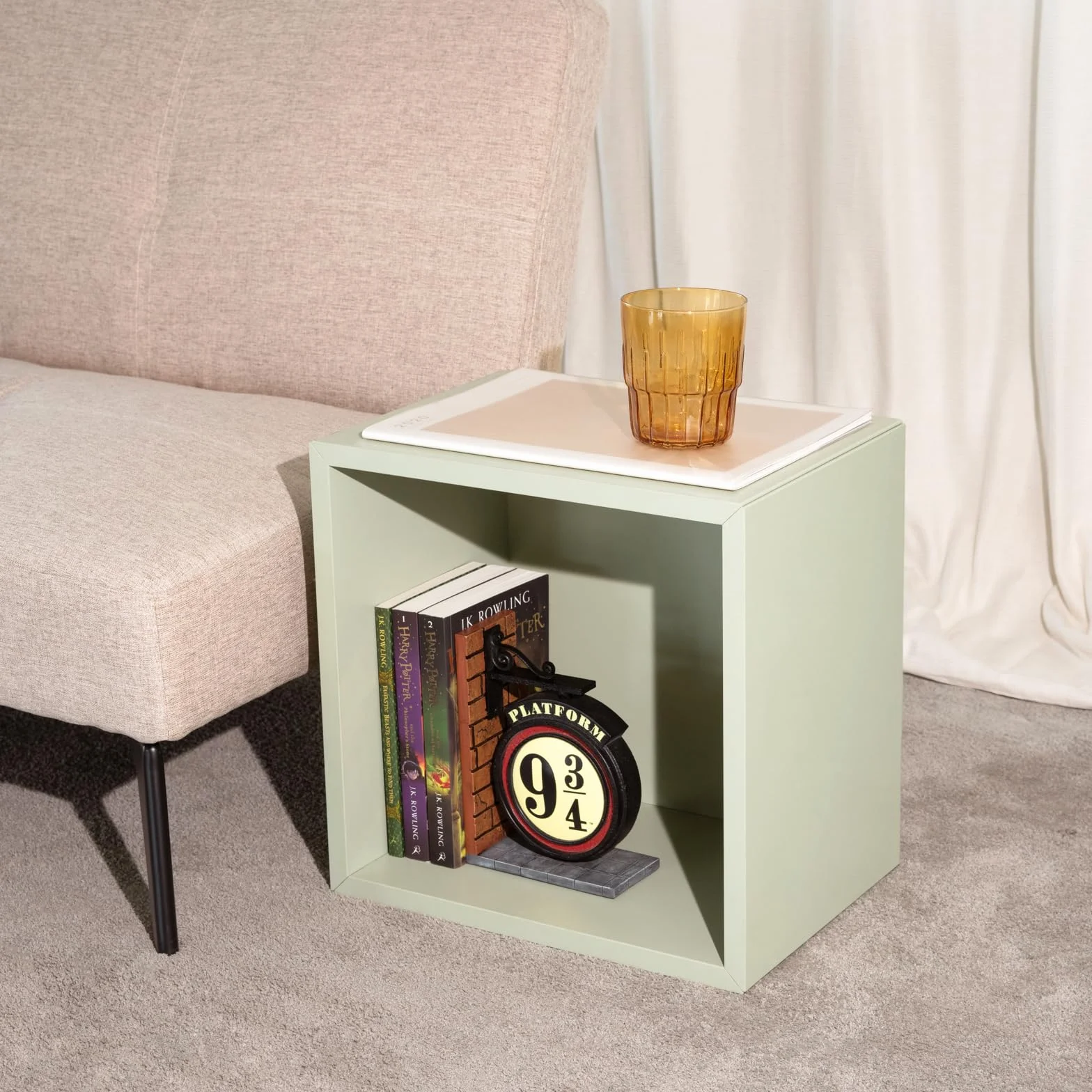 Sujetalibros Harry Potter Soporte Libros Estanterias Decoracion Habitacion Figura Anden 9 3/4 13x18cm