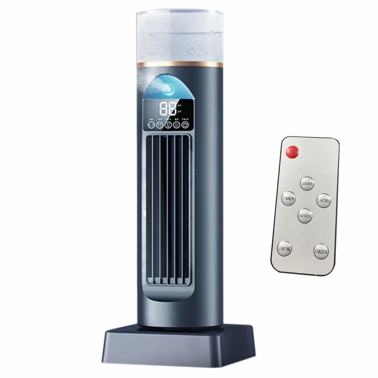 Ventilador de Aire Acondicionado Mini Aire Acondicionado Portátil Sin Aspas | Ventilador Con Aire Frío Y Enfriador De Espacio Para Habitación Salón Hogar