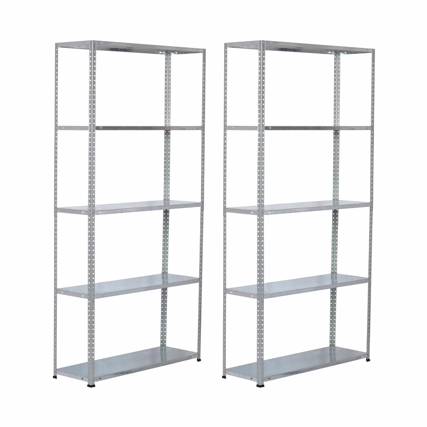 7H SEVEN HOUSE Estanterías Modulares Metálicas SteelSmart 5 Baldas 200kg 180x30x90cm