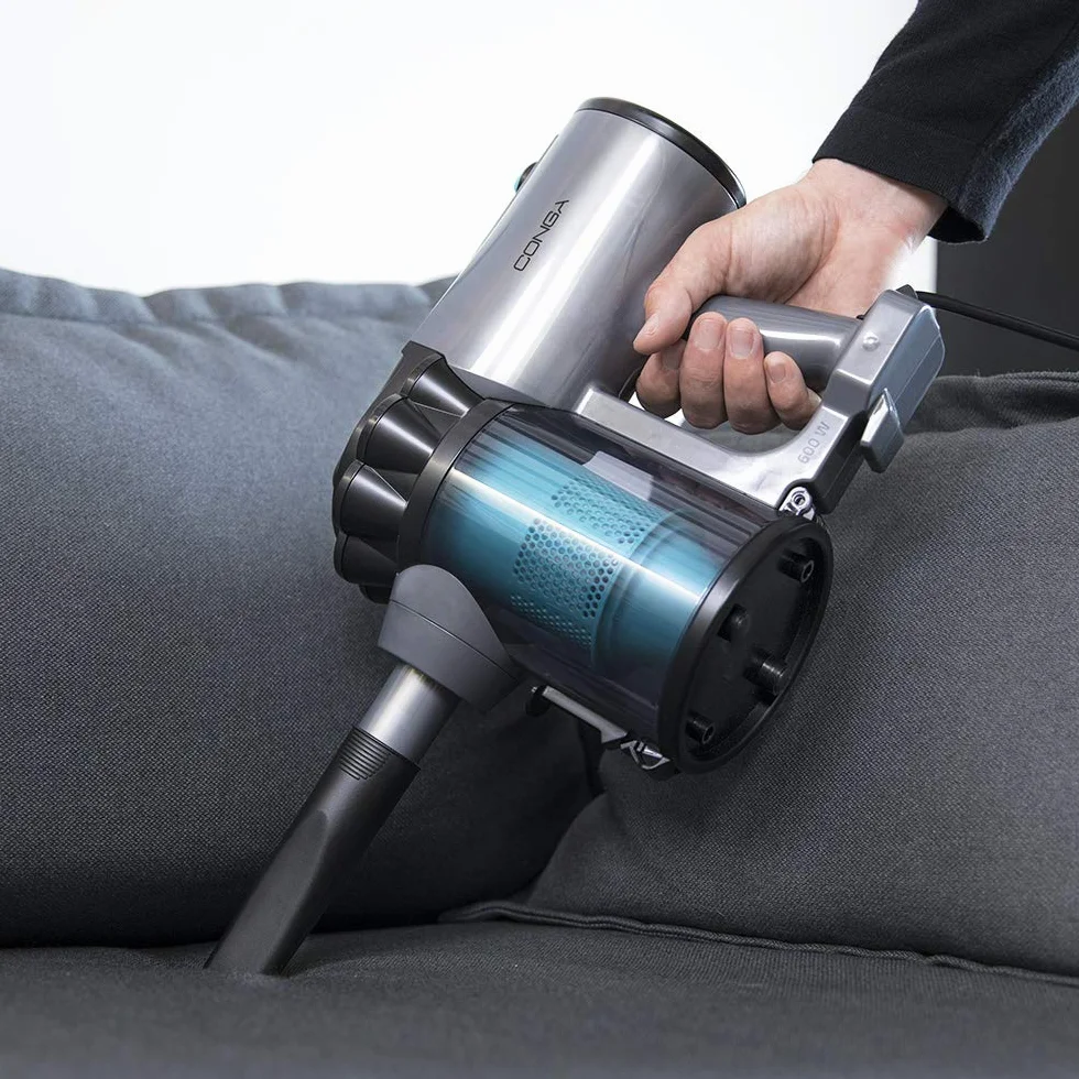 Cecotec Aspirador Vertical Conga Thunderbrush 560 2 en 1 600 W Tecnología ciclónica Filtro Alta eficiencia 6 Metros