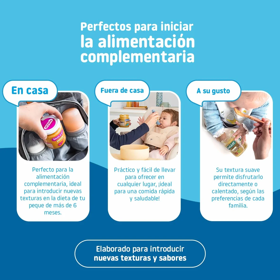 Smileat Tarrito infantil de Verduras con Merluza 230g +6 Meses Sin Azúcar ni Sal Añadido