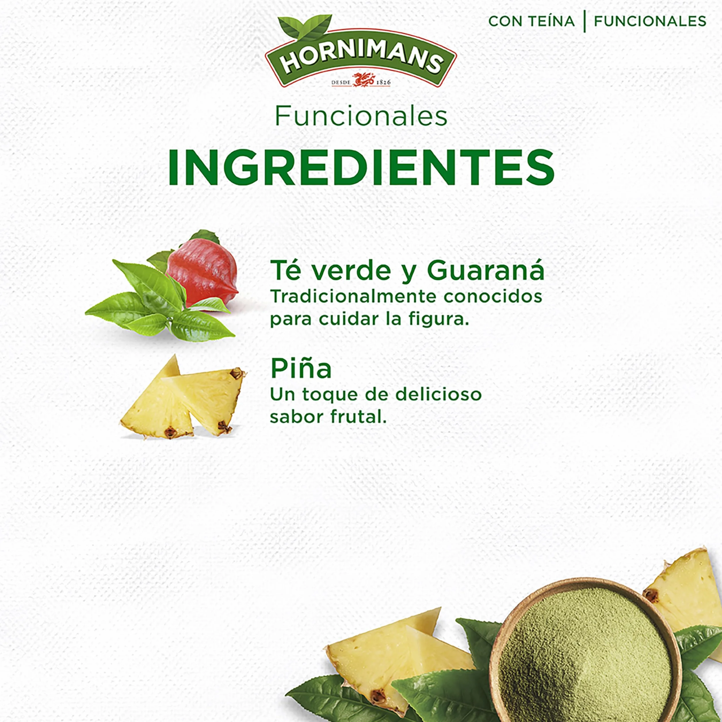 Hornimans Té Slim con Té Matcha 100% Naturales 20 bolsitas