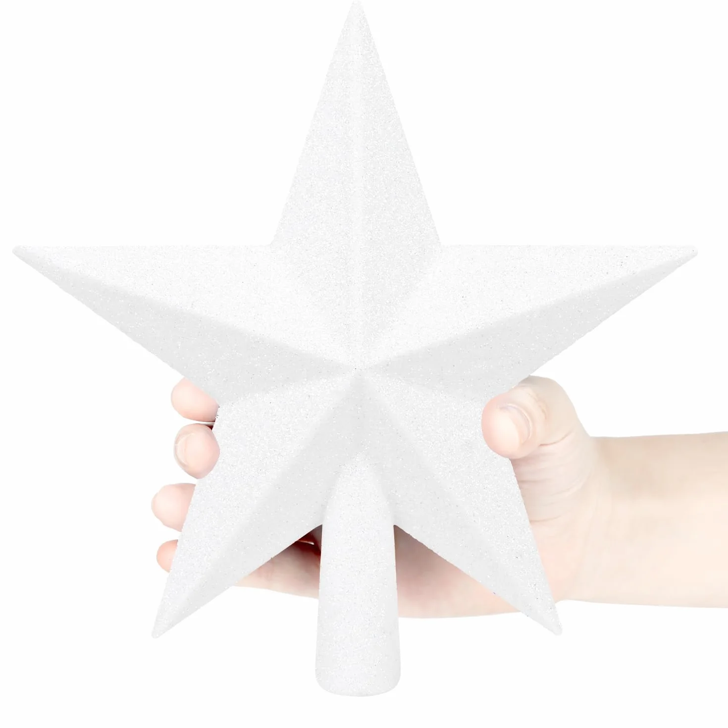 SULOLI Estrella para Árbol de Navidad 19cm Blanca