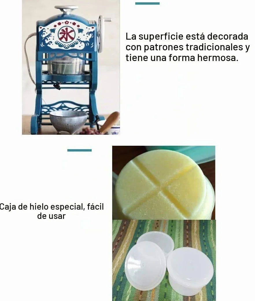 Picadora De Hielo Eléctrica Retro Trituradora De Cubo De Hielo, Ice Crusher 220V Para Restaurante Home Bar
