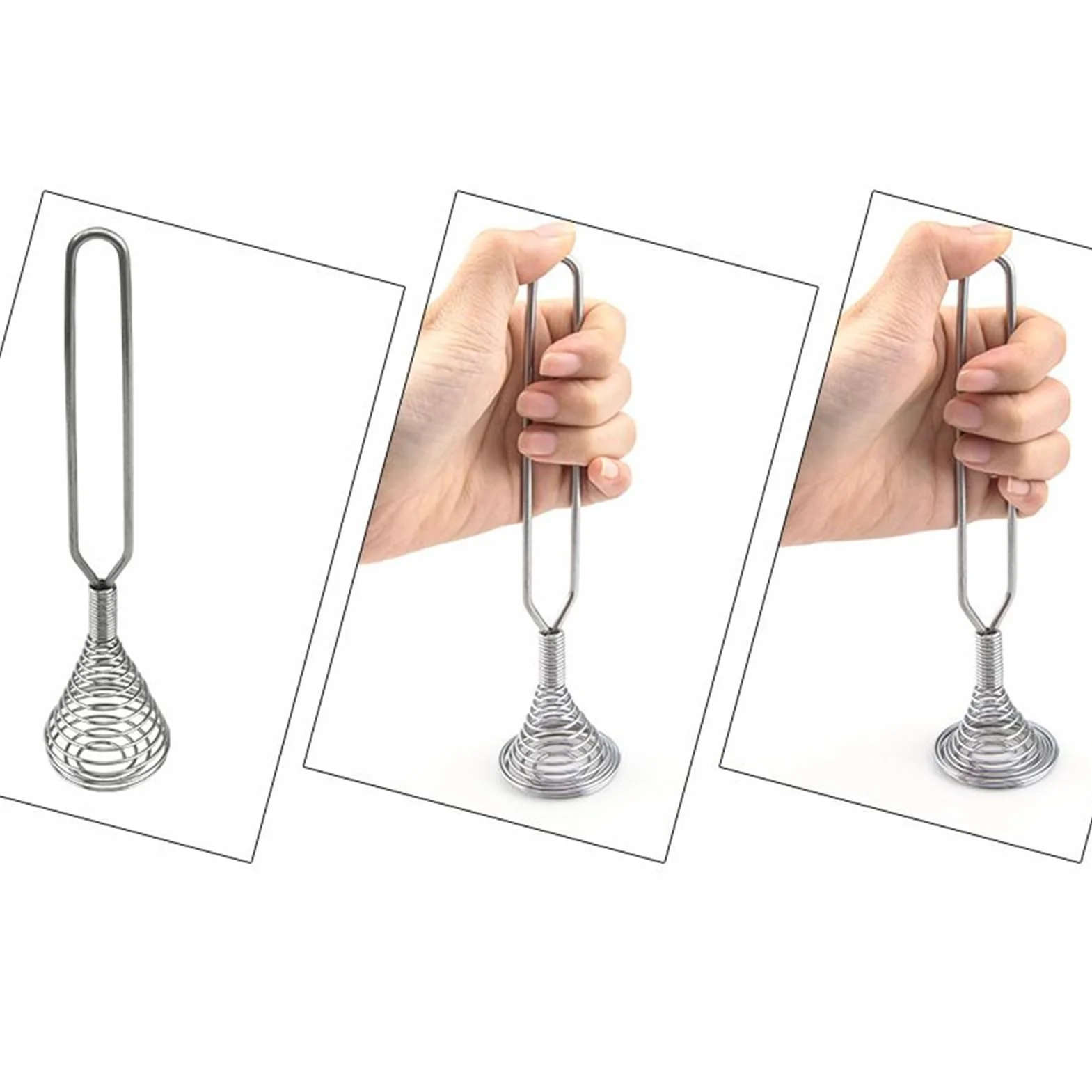 Batidor de Huevos,Batidor De Globos Manual Para Mezclar - De Mano Para Leche Cocina Reposteria Batir Mezclar Espumar Para Hogar Restaurante