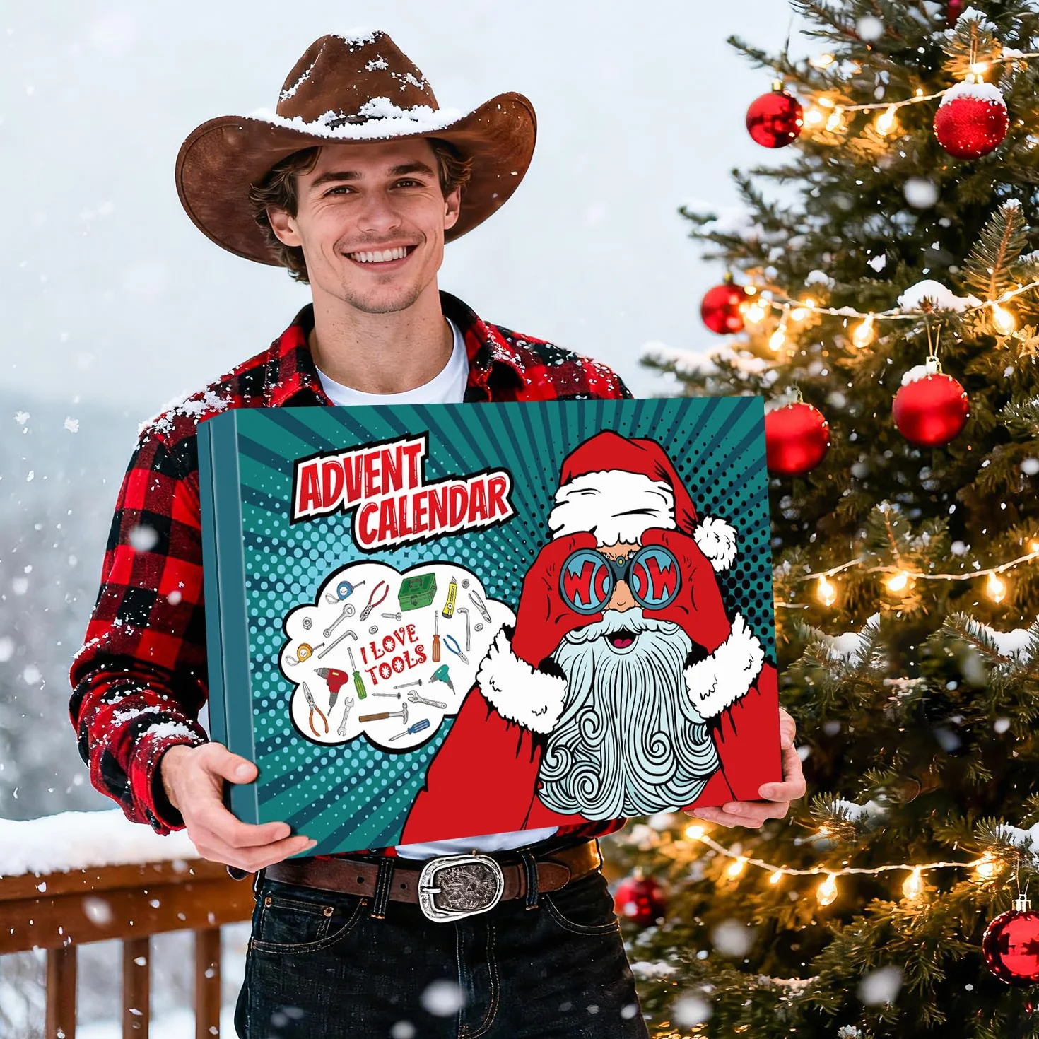 Calendario Adviento Herramientas 2025 24 Piezas Regalo Sorpresa Adolescente Chico Hombres Azul