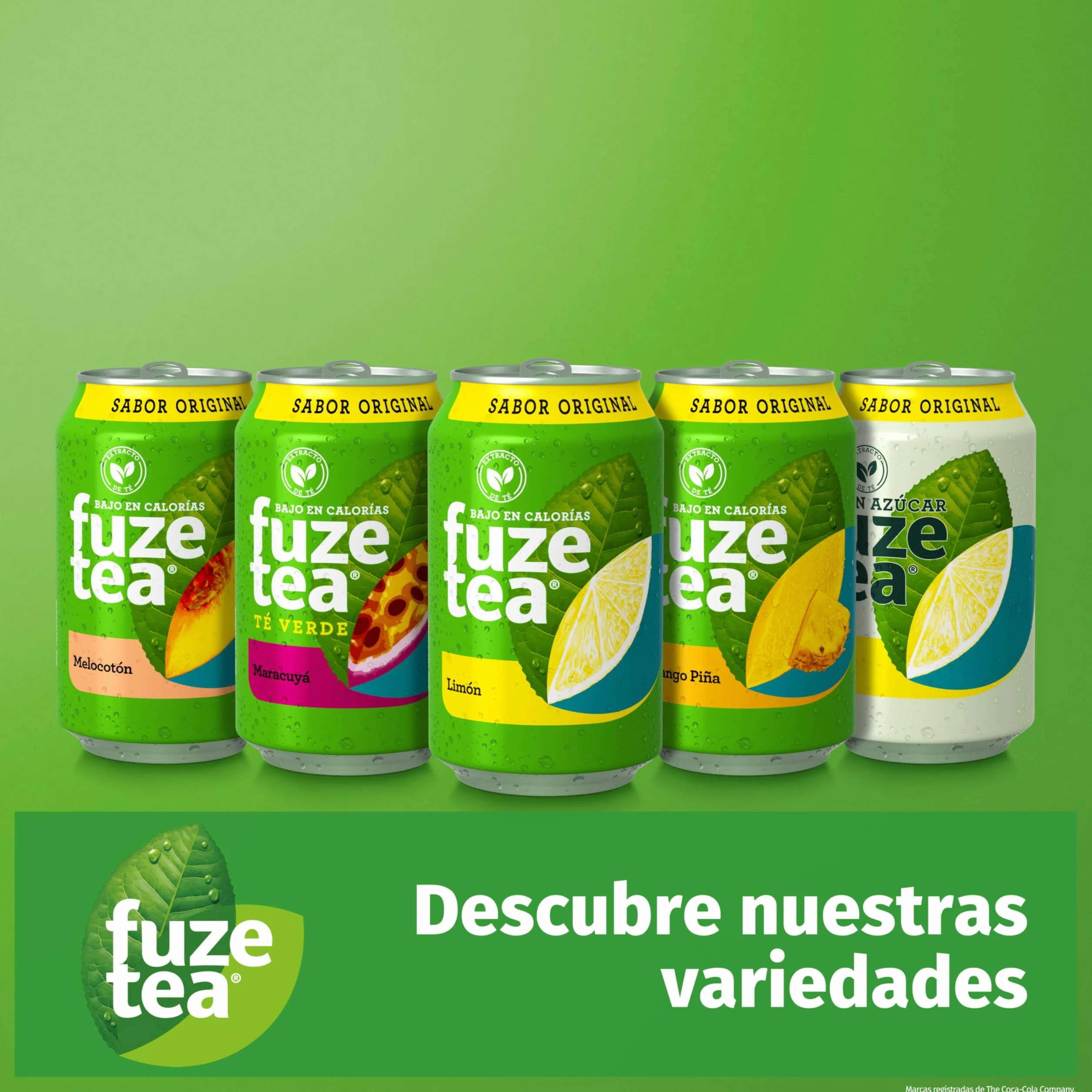 Fuze Tea Sabor Original Refresco Té helado Limón Latas 330 ml Pack 6