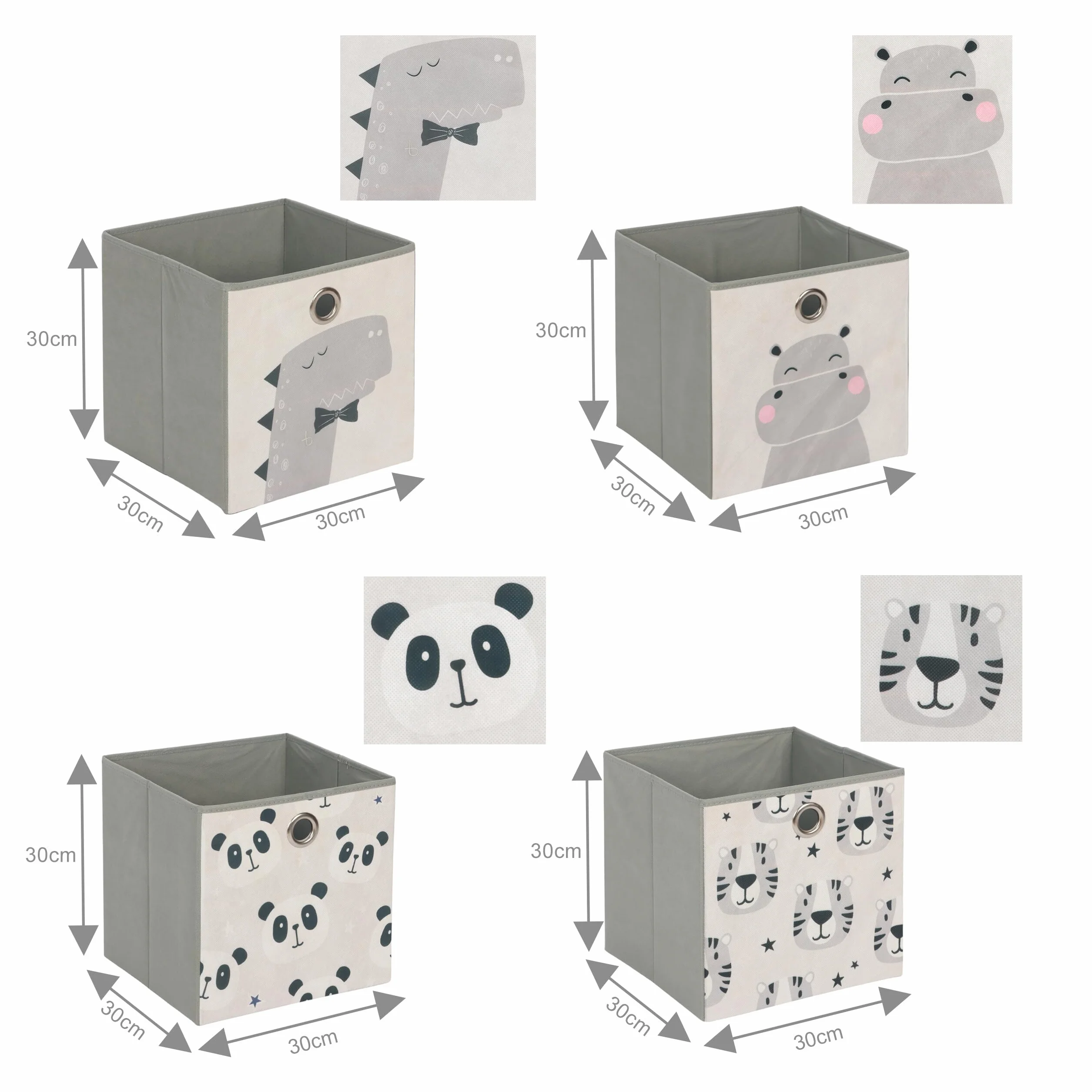 Banco Infantil Relaxdays con Almacenamiento 142x54x32 cm Blanco/Gris