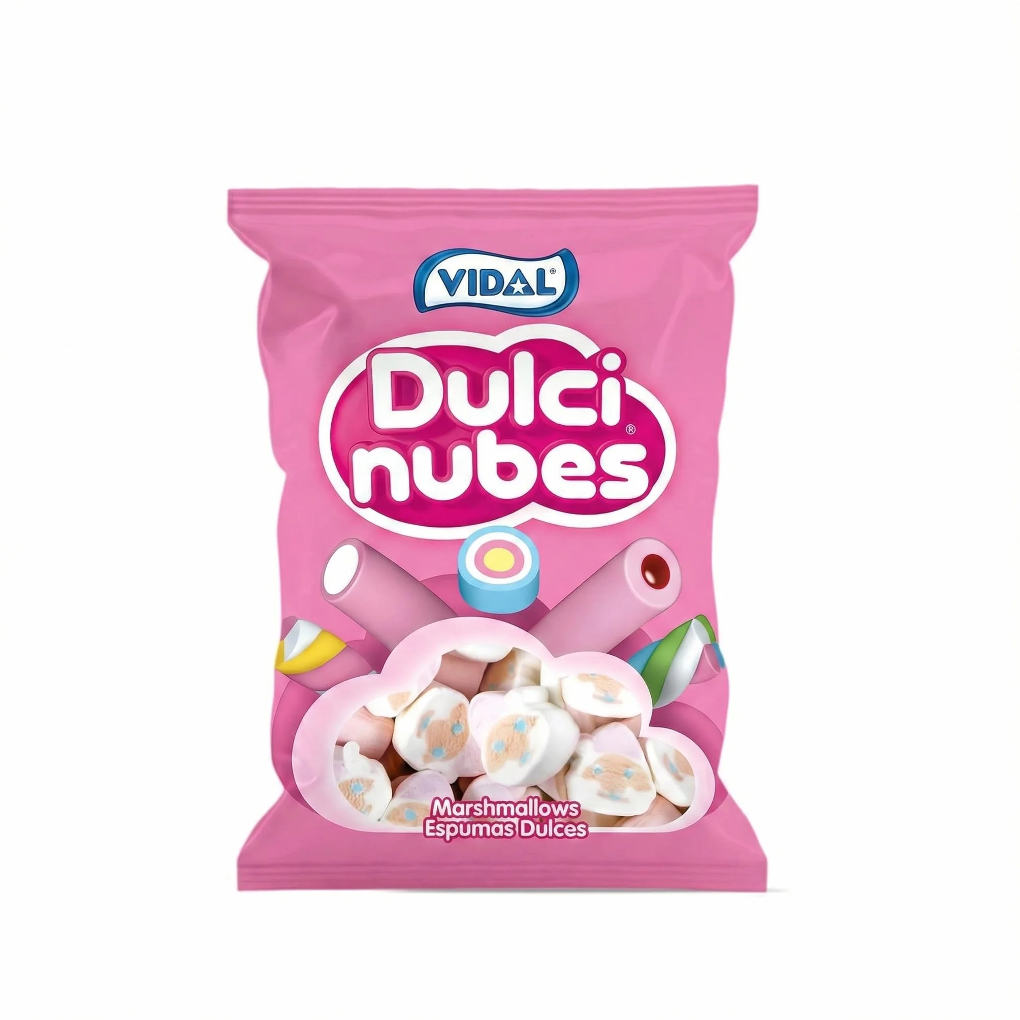 Papá Noel Marshmallow Sin Gluten Sin Grasa 1 Kg 147 Unidades Dulces Esponjosos Navideños