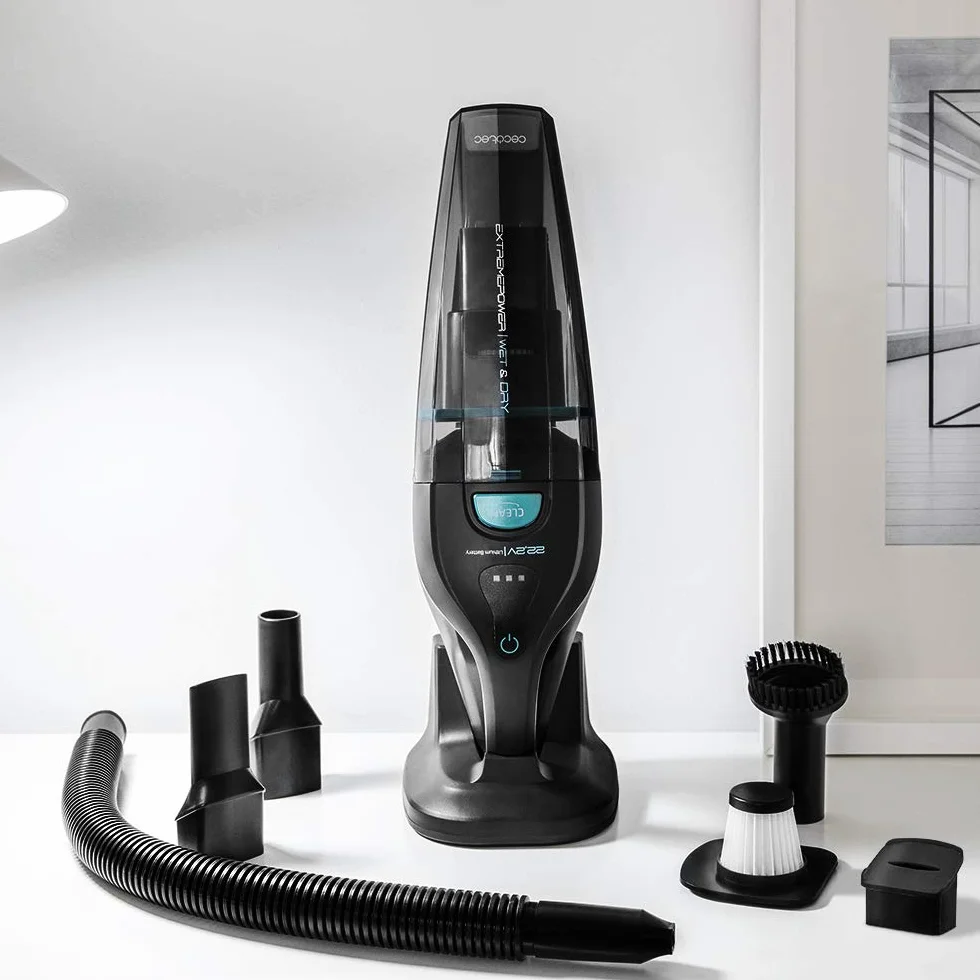 Cecotec Conga Immortal Aspirador de Mano 22,2 V ExtremeSuction Tecnología Ciclónica para Sólidos y Líquidos