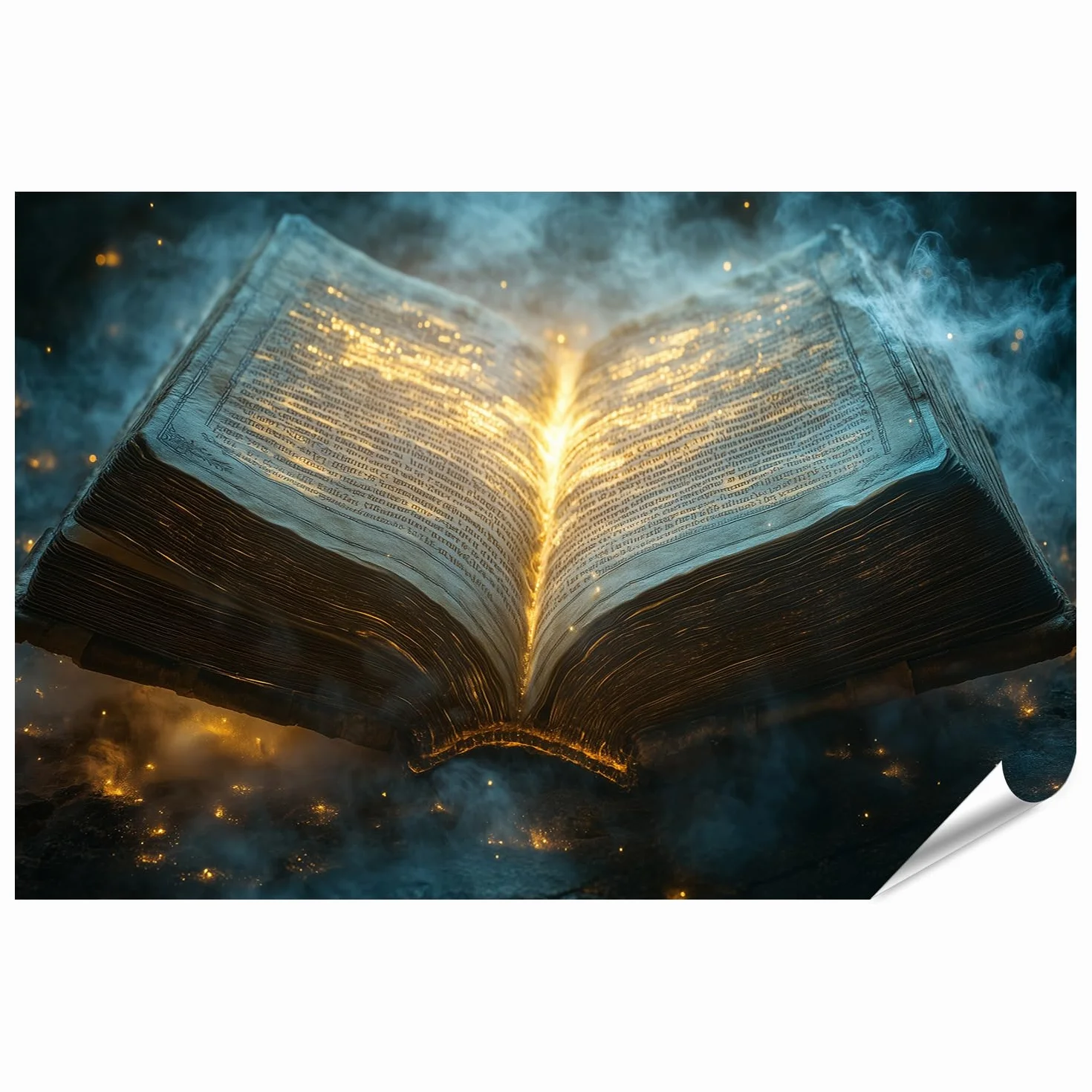 islandburner Prime XXL - Póster para jóvenes lectores, habitación infantil, diseño de libro mágico