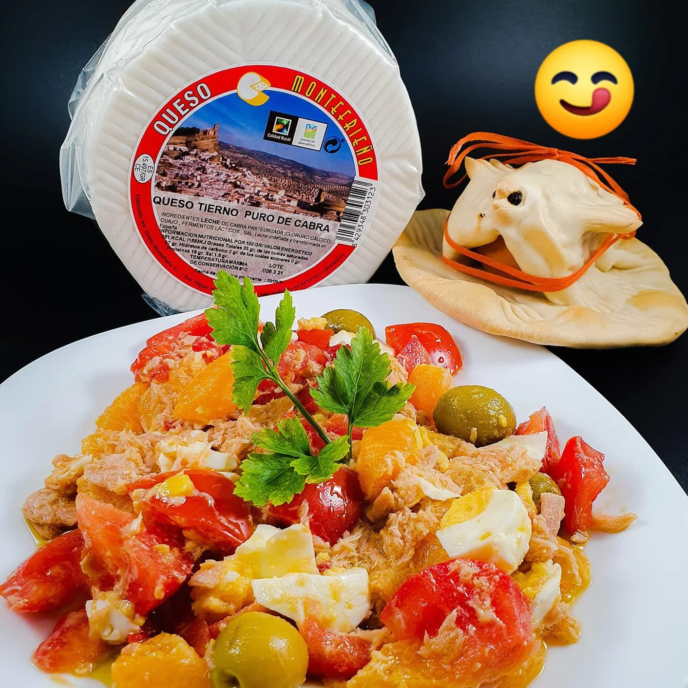 Queso Tierno Puro de Cabra Montefrieño 800g Leche Pasteurizada Sabor Suave Cremoso