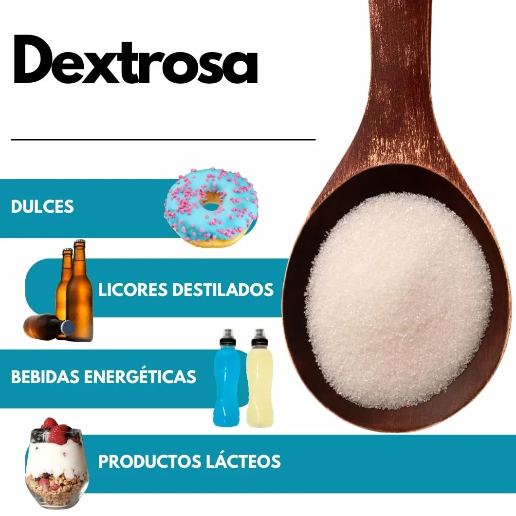 SaporePuro DEXTROSA en polvo 1 kg para helados y sorbetes