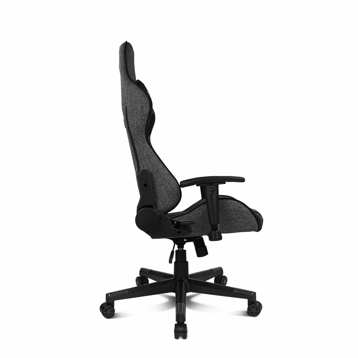 DRIFT GAMING DR90 Silla Gaming Ergonómica Respaldo Reclinable 135° Brazos 2D Ajustables Tejido Transpirable Base Nylon Pistón Gas Clase 4 Gris/Negra