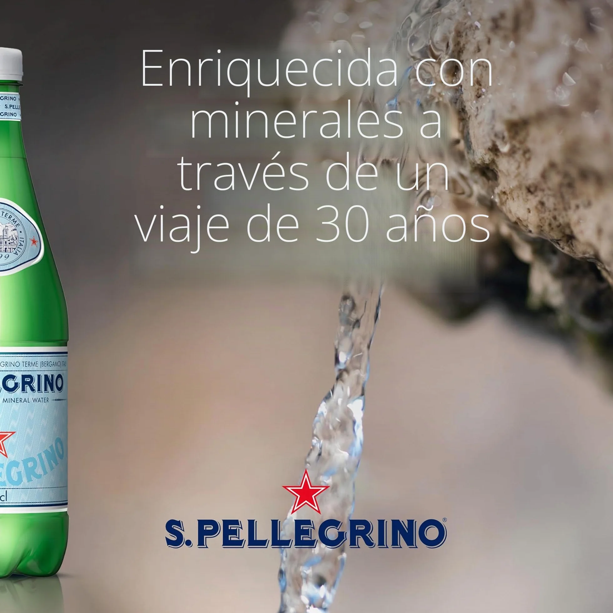San Pellegrino Agua con Gas, 6 x 1L