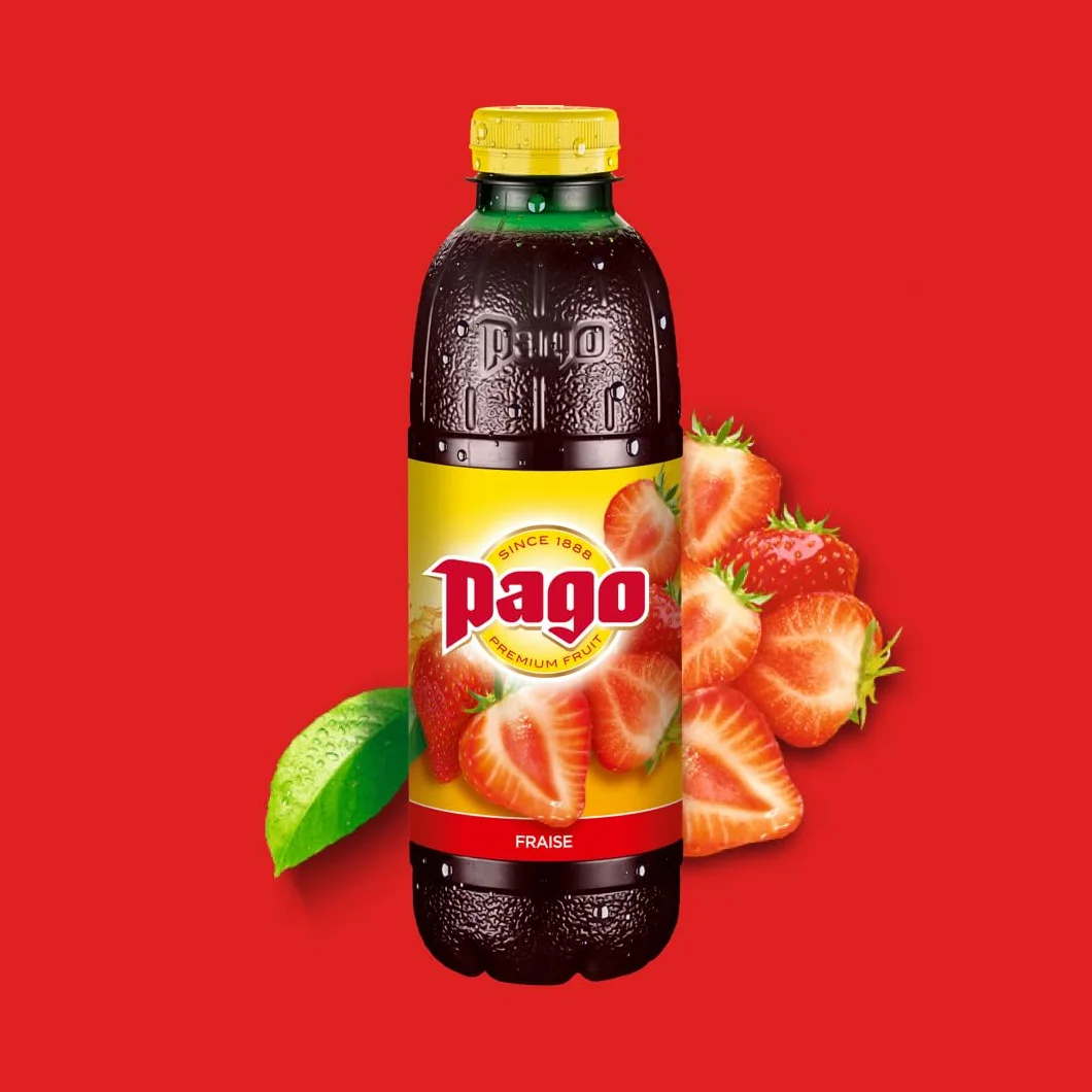 Zumos Pago Bebida de Fresa Pack 6 x 750ml