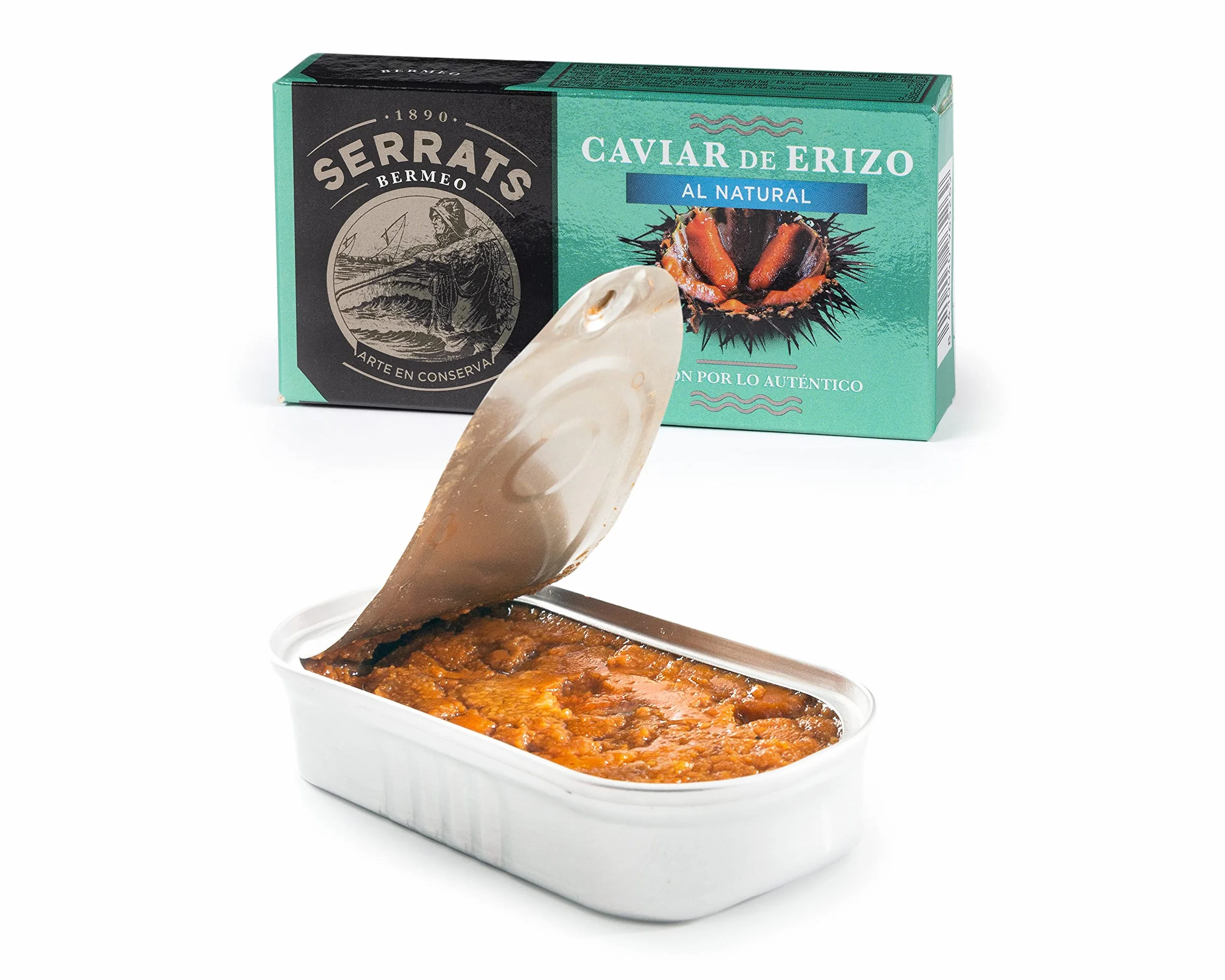 Conservas Serrats Erizo de Mar al Natural Lata 50g