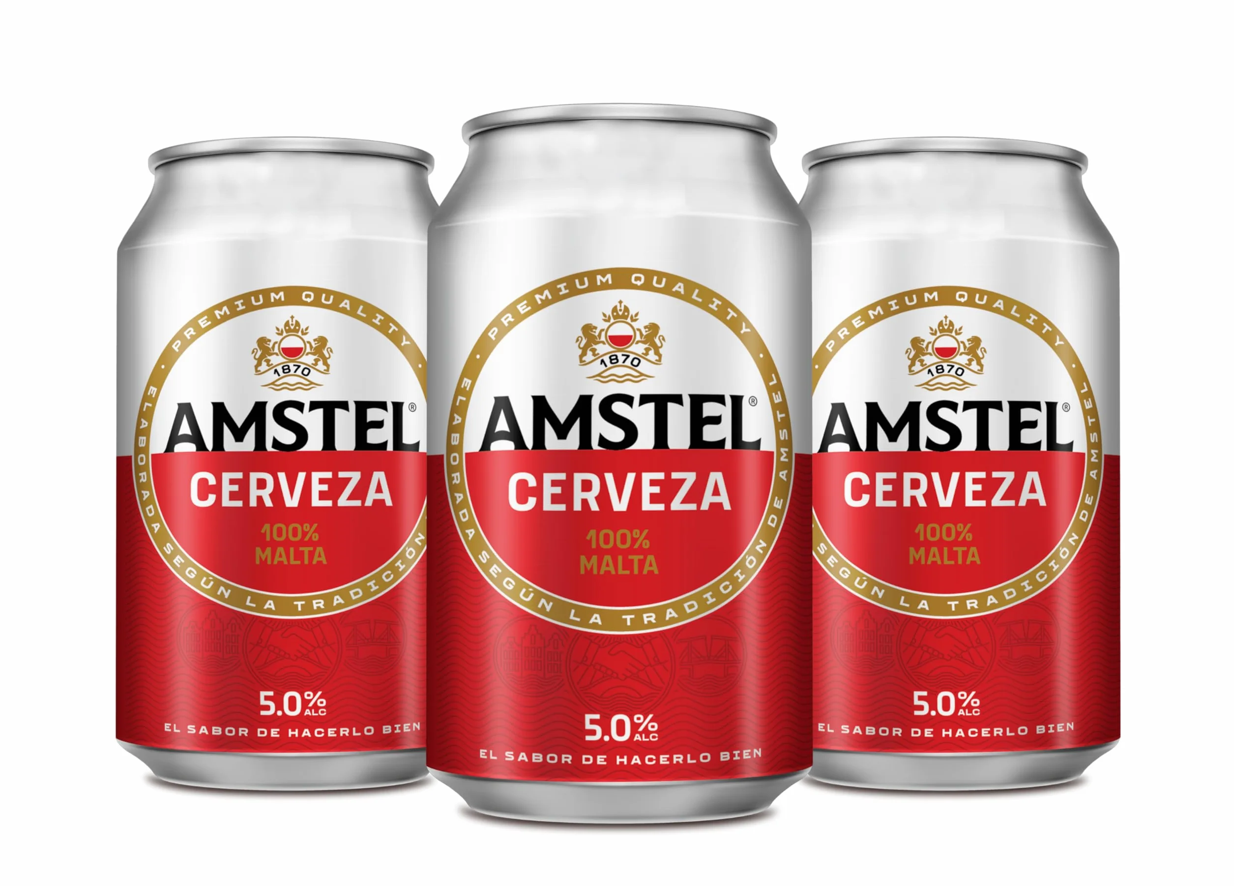 Amstel Cerveza Lager Pack Lata, 24 x 33cl