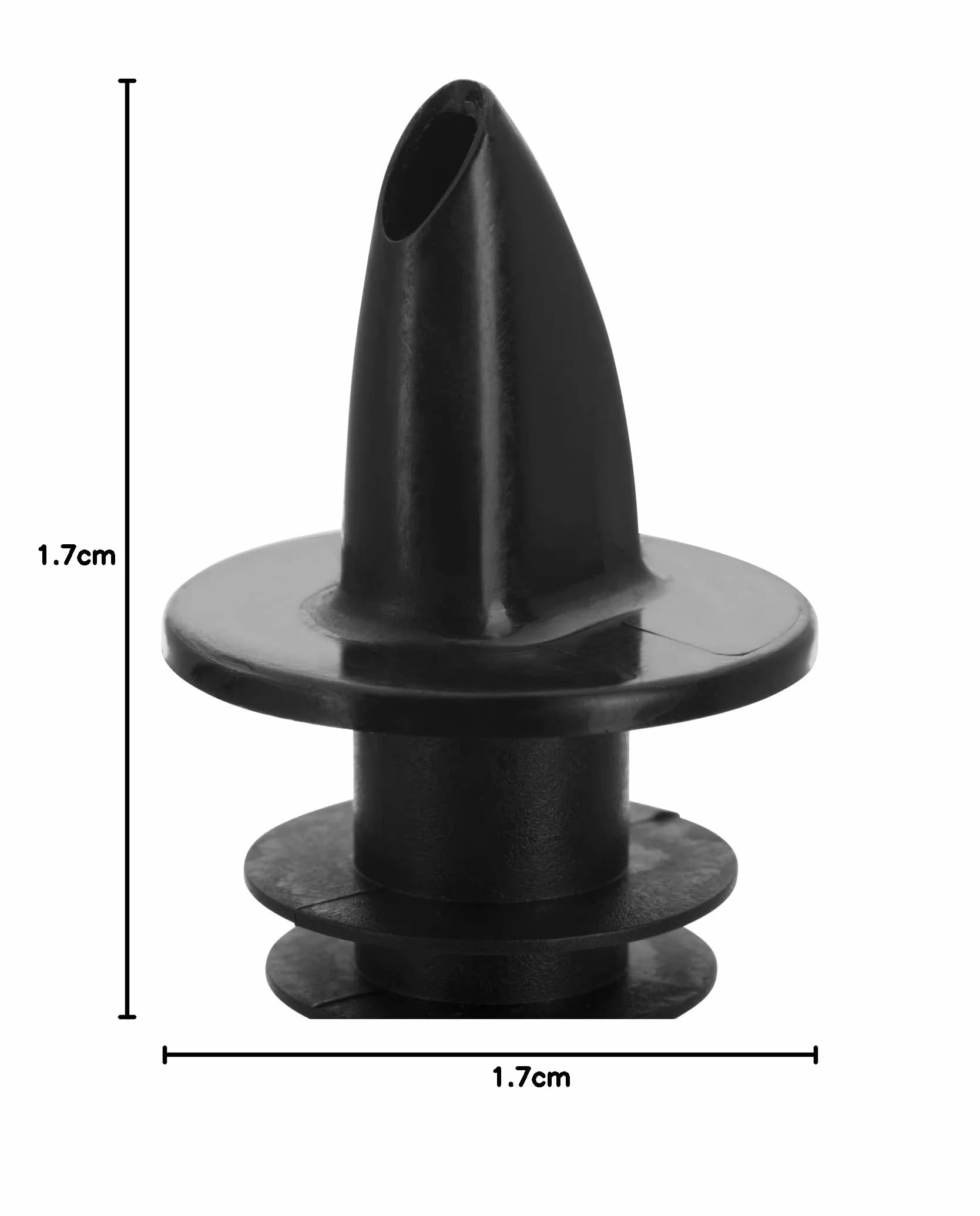 Westmark Vertedor de licor Dispensador con tubo de aire Boquilla de plástico Jet-Pour Negro 411020ES