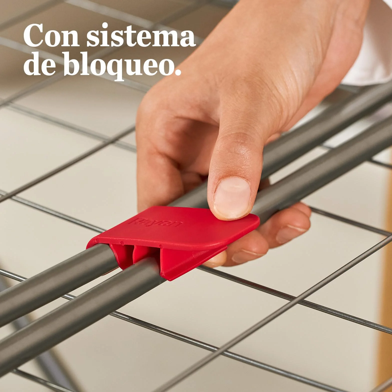 Tendedero plegable Rayen 19 m 182 x 55 x 102 cm Acero para interior y exterior
