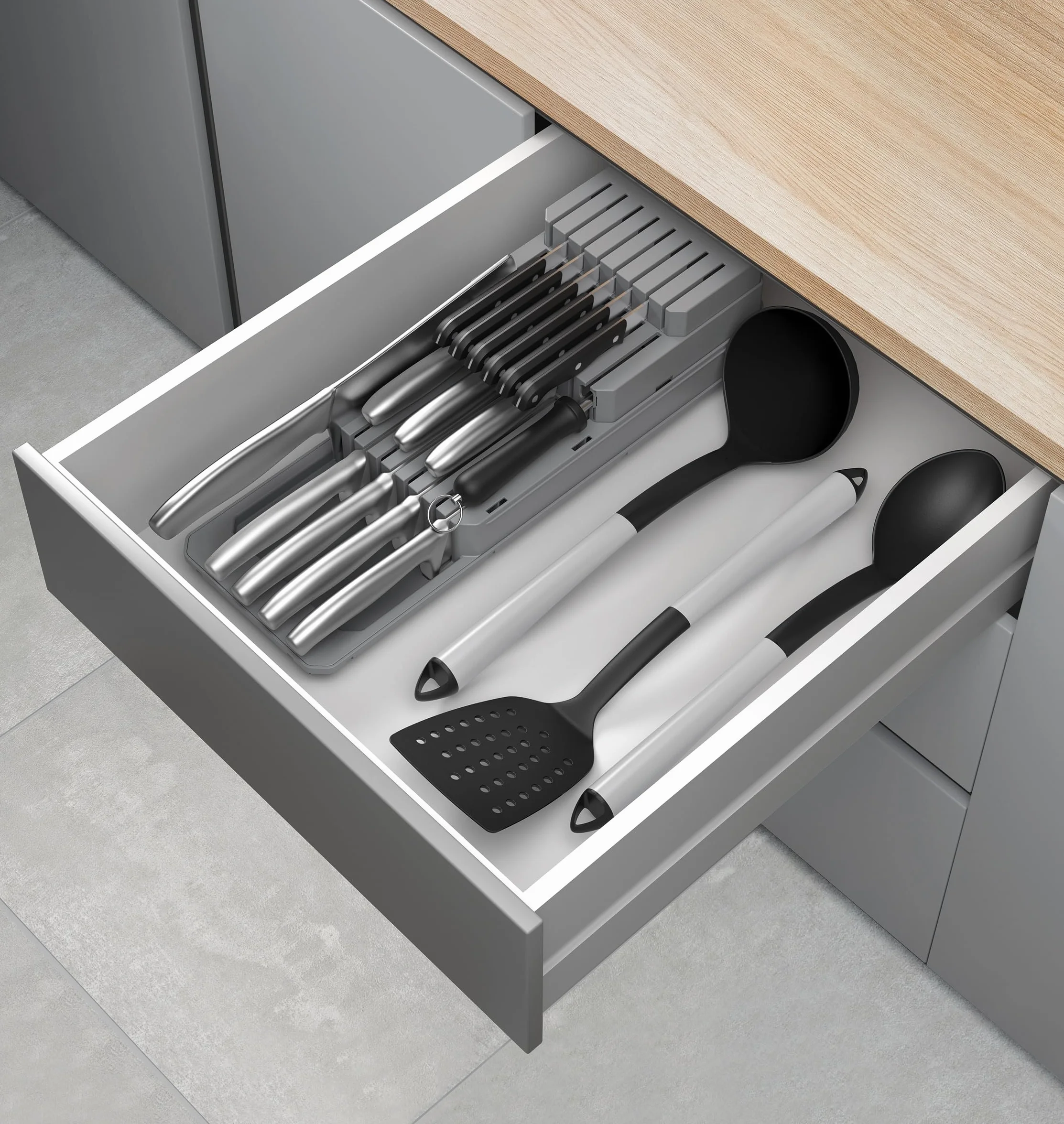 Metaltex Blade Fit - Organizador Cuchillos Modulable