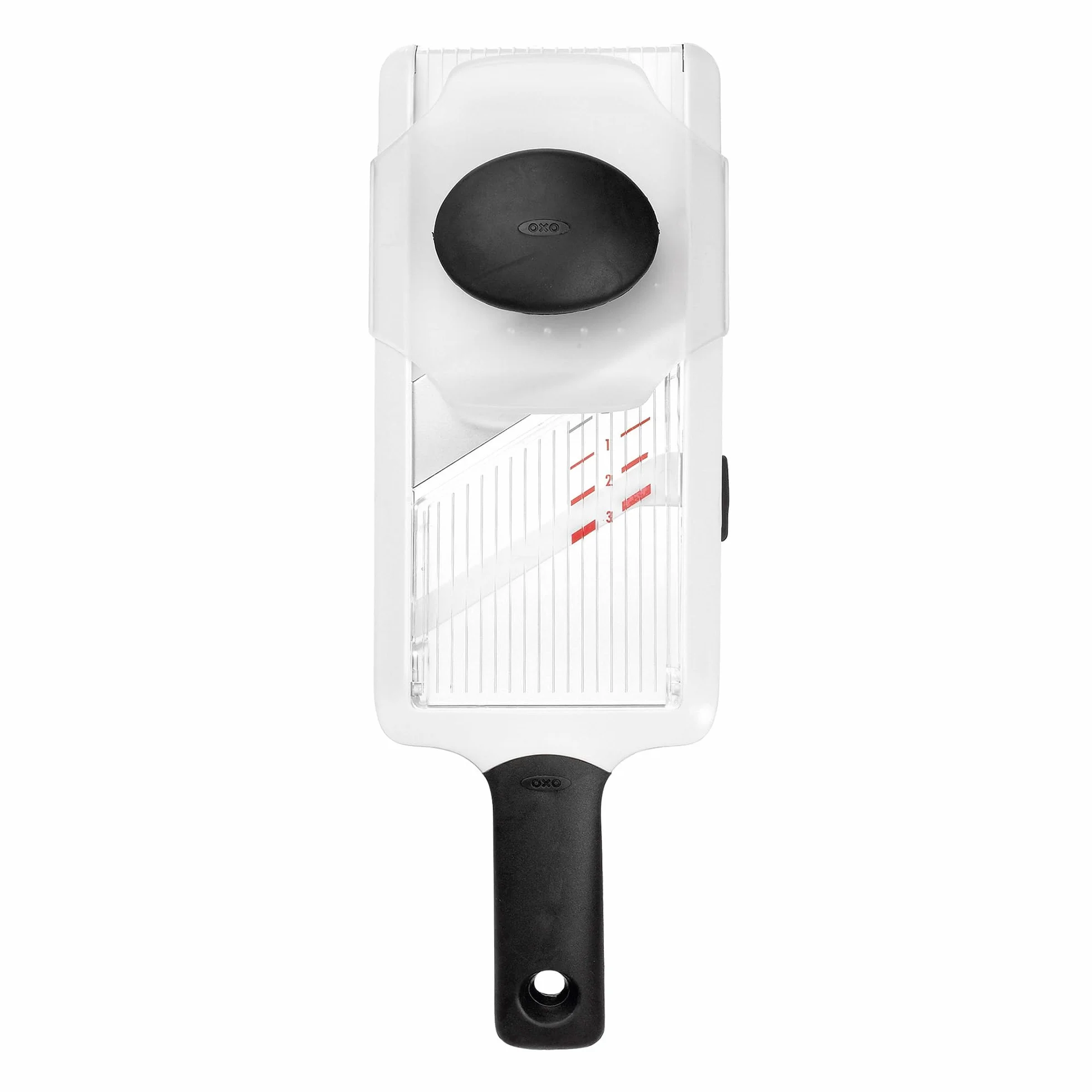 Oxo Good Grips INOXO.1119100ML Mandolina Rodajas C/ Mango, Negro/ Blanco, Estándar