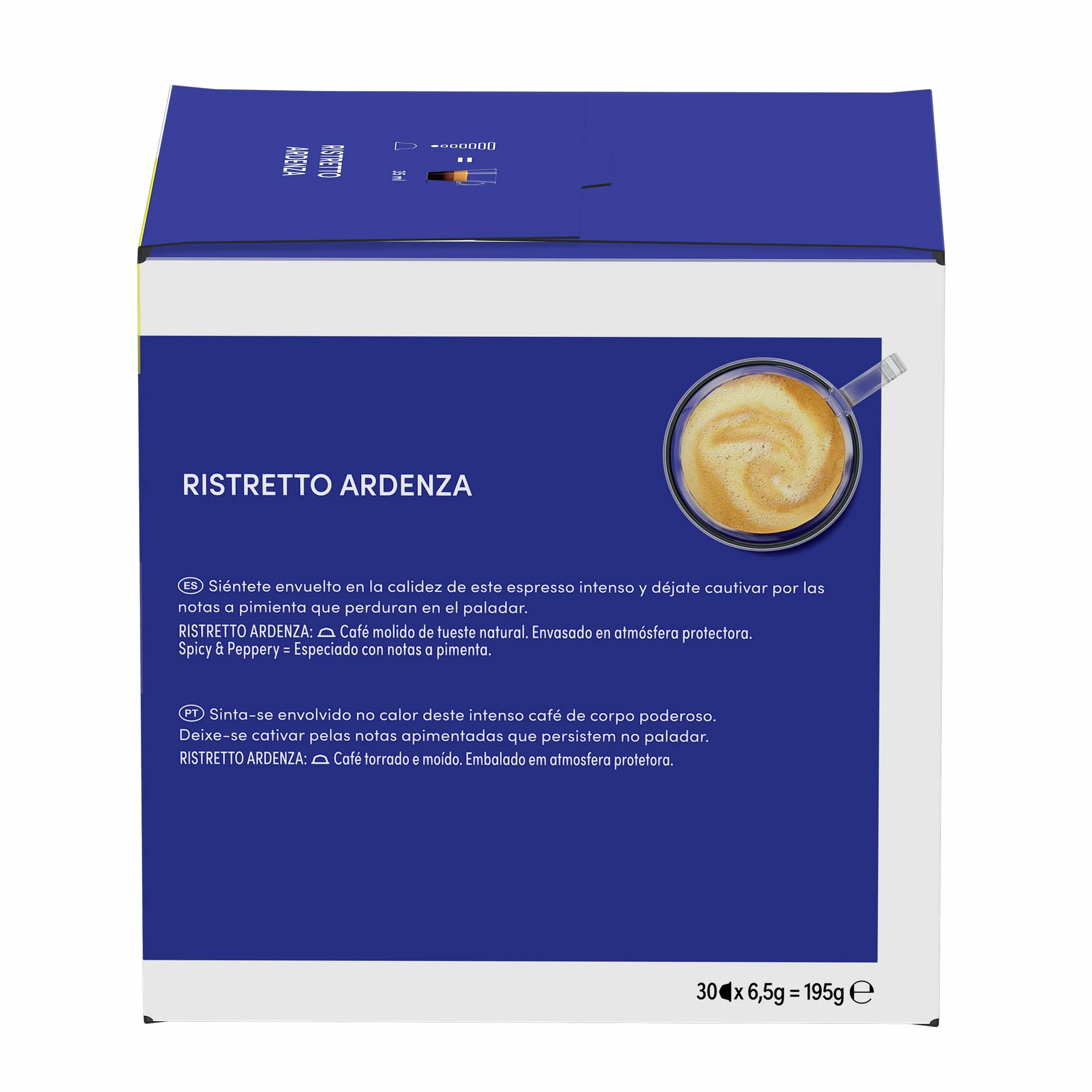 NESCAFÉ Dolce Gusto Espresso Ristretto Ardenza Cápsulas de Café, 90 Cápsulas, Intensidad 11, Café arábica