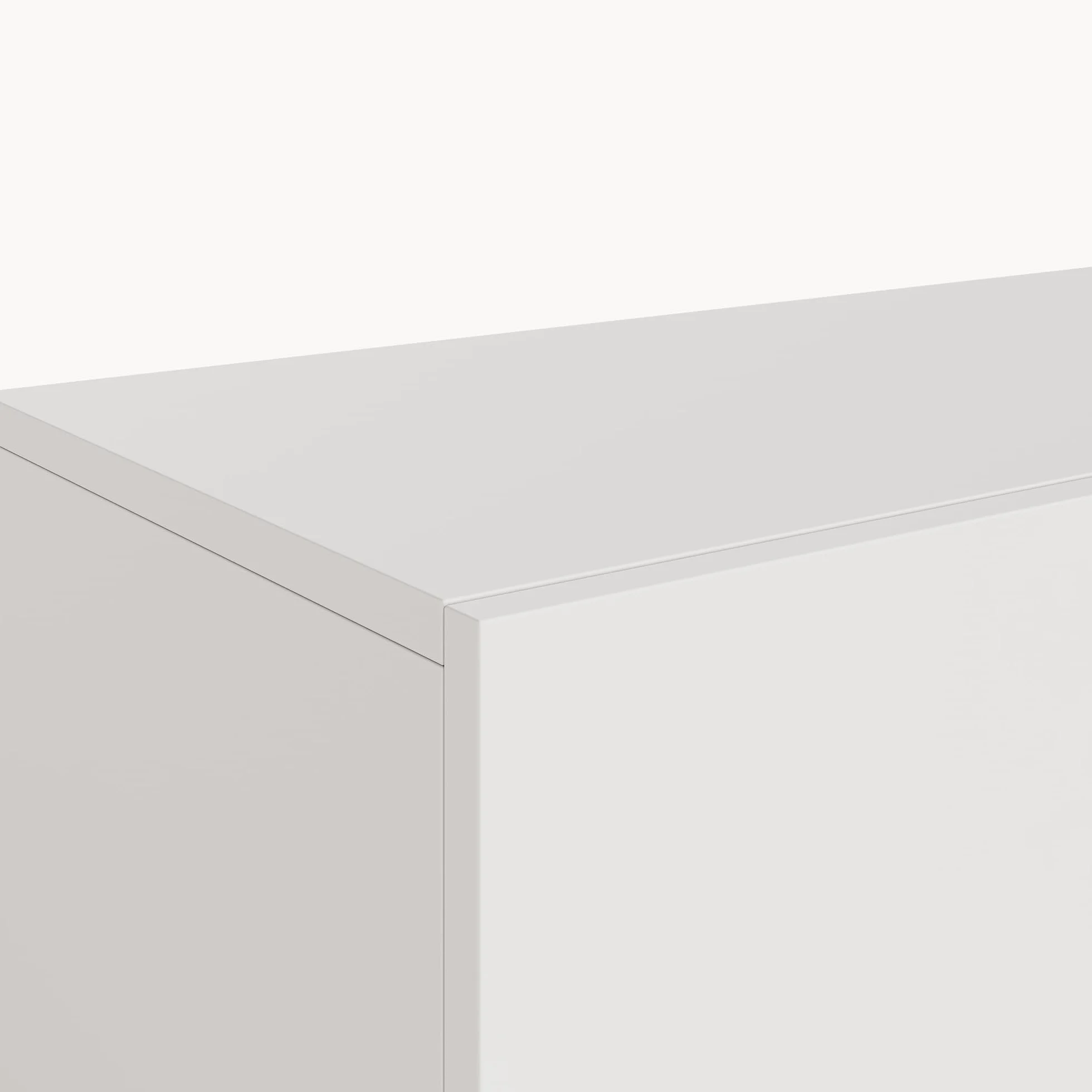 [en.casa] Armario de Pared Halmstad Mueble de TV de Pared 140 x 31 x 30 cm Mesa de Centro Flotante con Compartimentos y 2 Puertas Consola de Pared Blanco