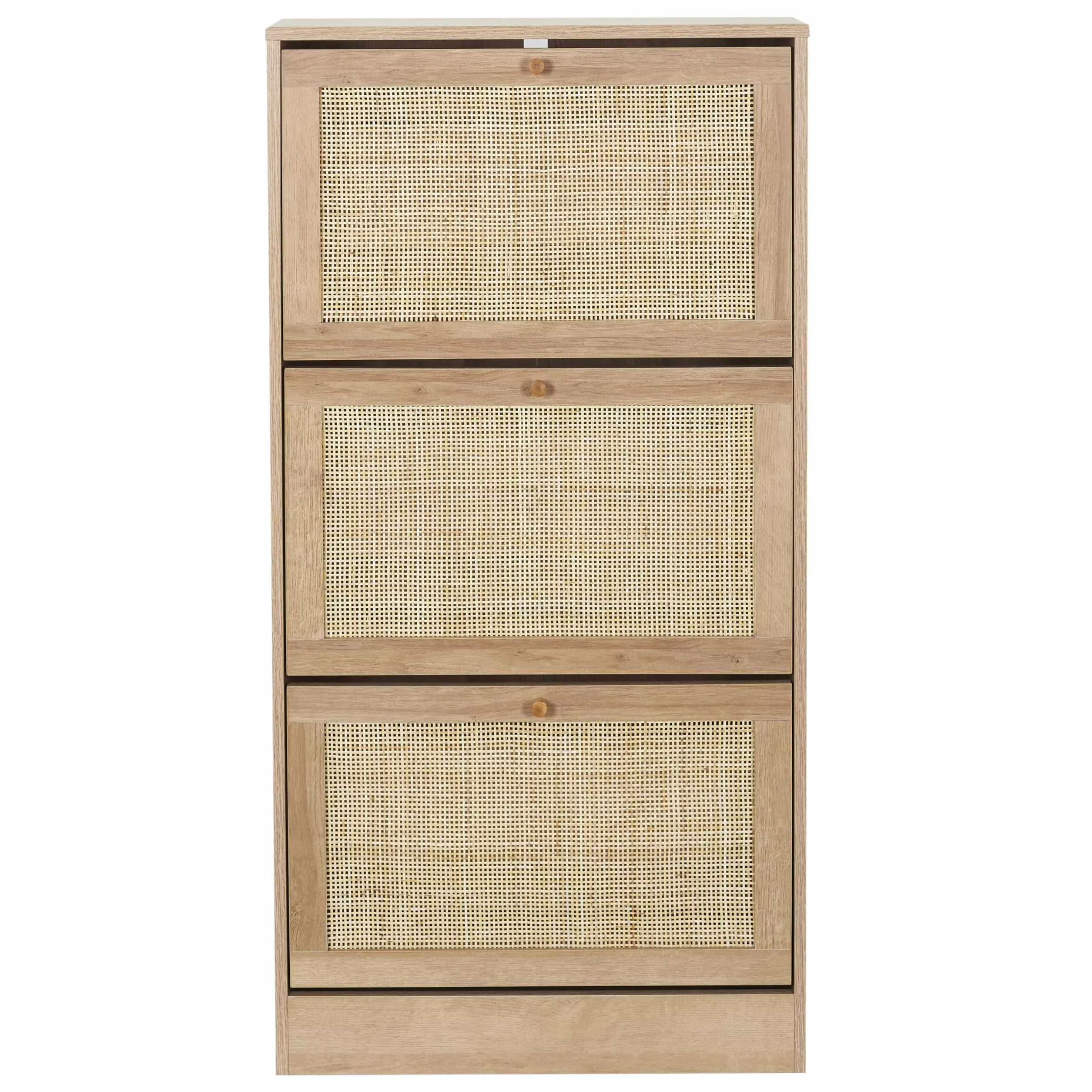 HOME DECO FACTORY - HD0207 Mueble Zapatero 3 Puertas de Madera - Diseñado para Almacenamiento Elegante - Diseño Moderno - Dimensiones 60 x 113 x 24 cm - Color Marrón