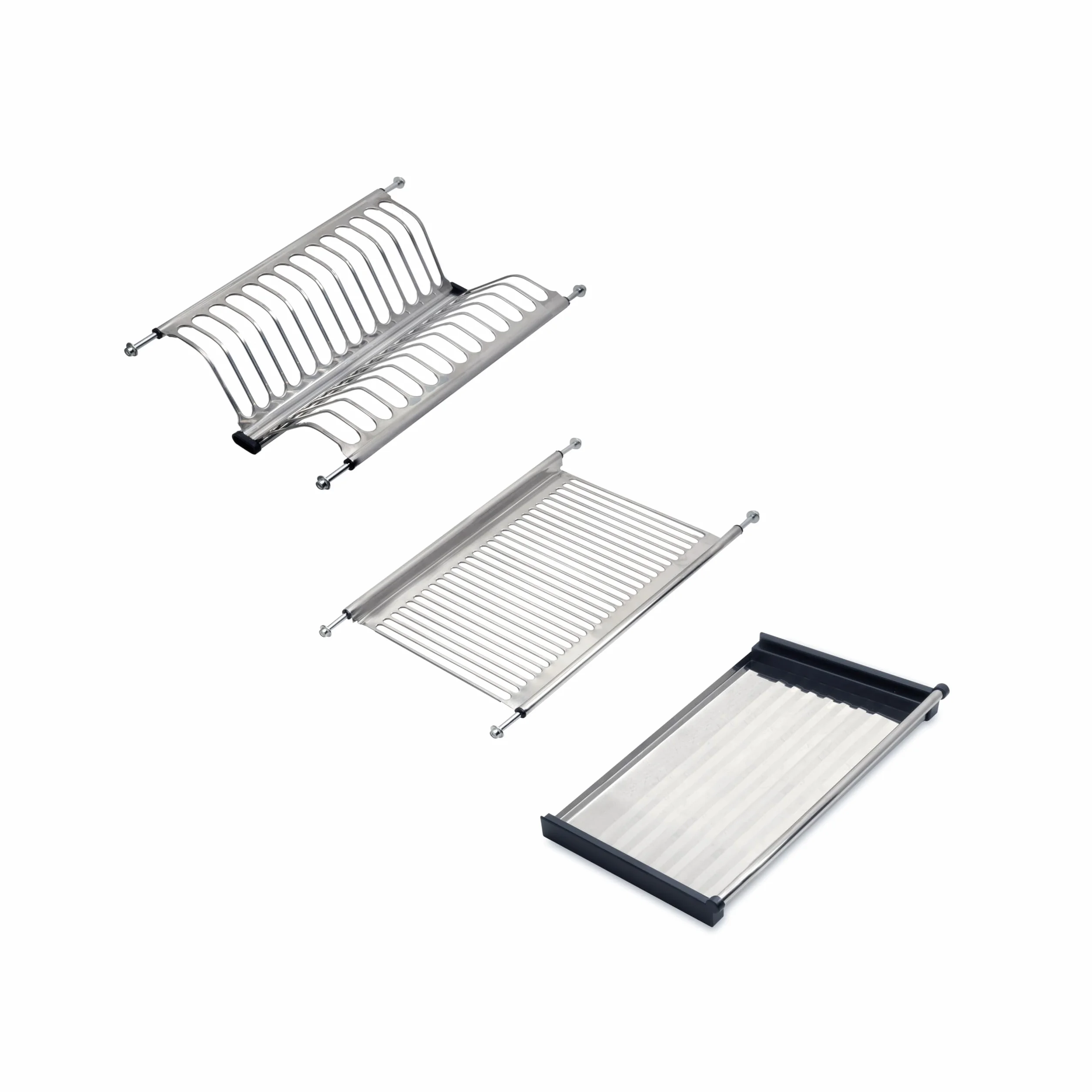 Escurreplatos Drynox para módulos altos 435-485 mm Acero Cromado