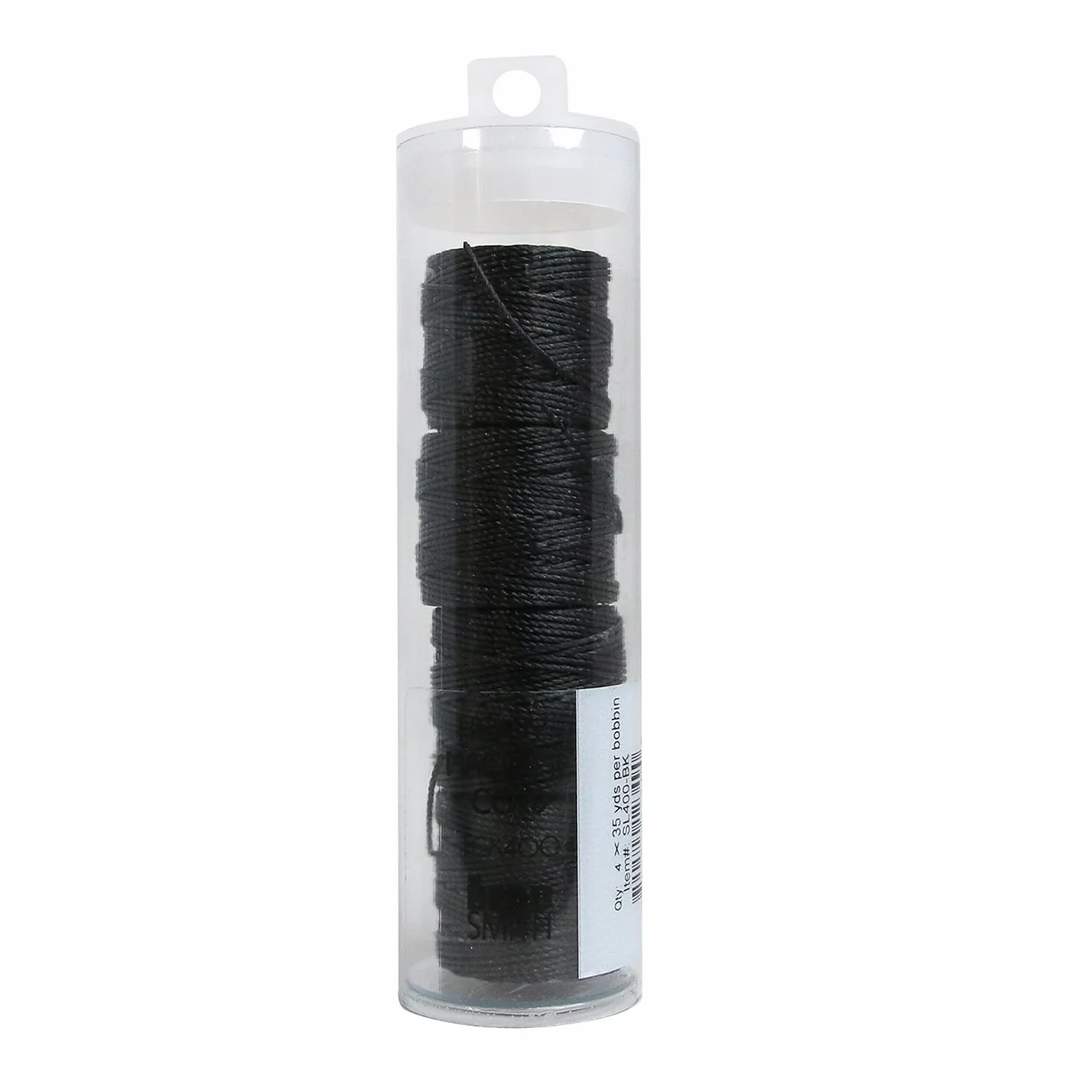 Beadsmith Bobina Hilo S-LON Tex 400 0,9 MM 31,5 Metros - BK Black