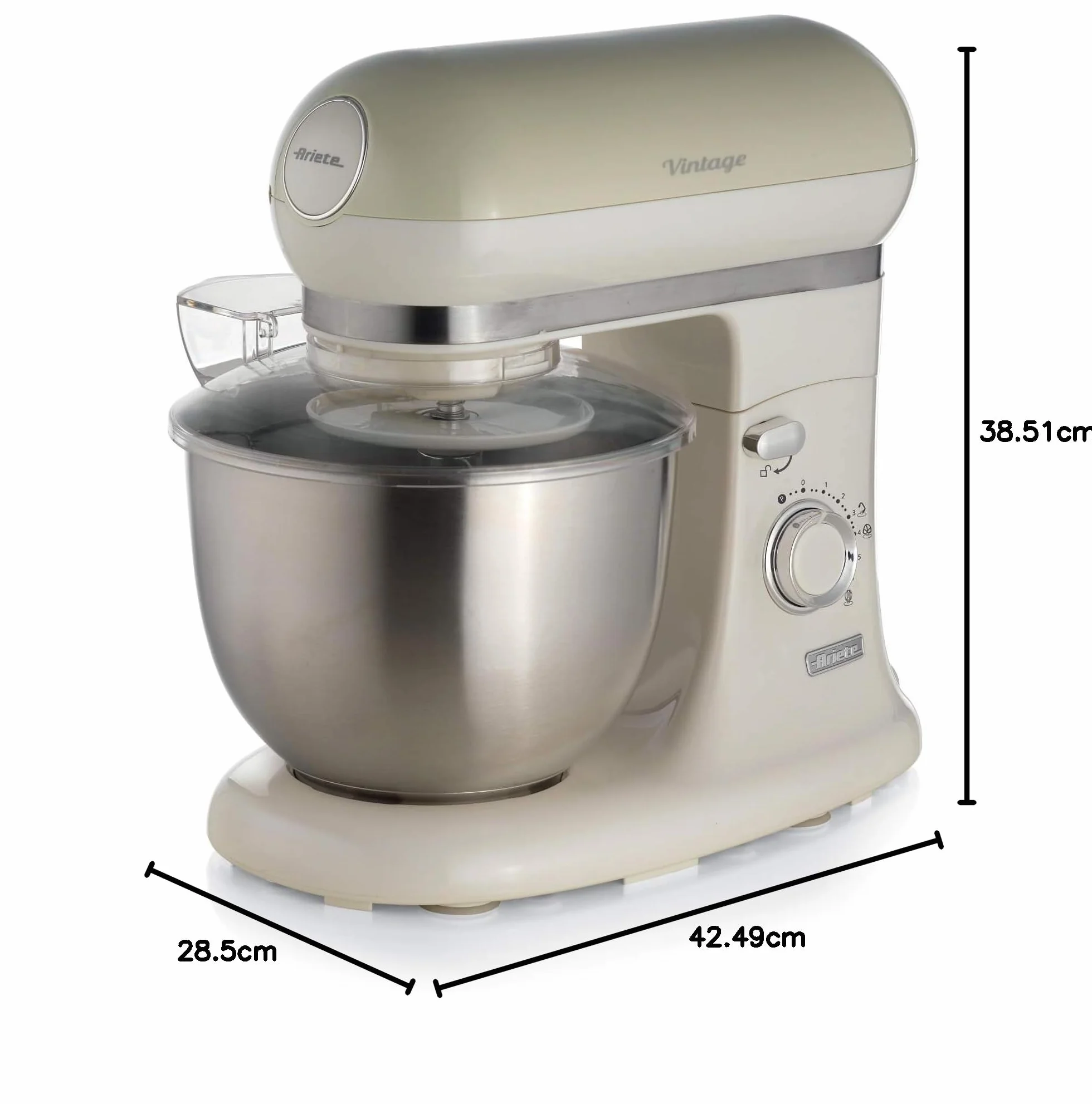 Ariete 1588/03 Robot de Cocina, Color Beige