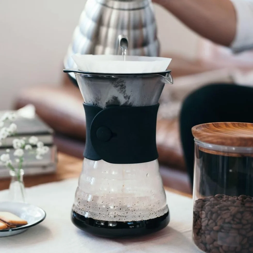 Hario Cafetera de Goteo y Server, Transparente, centimeters