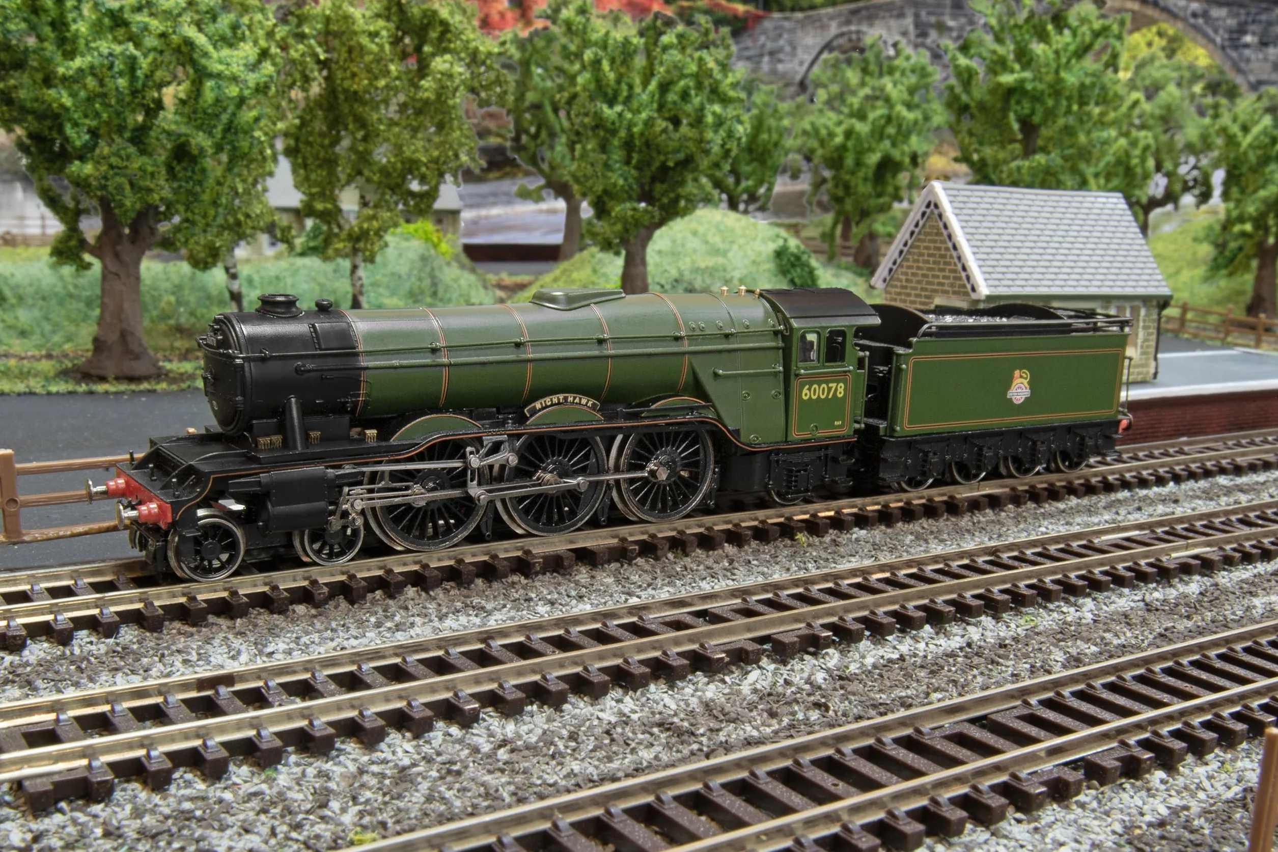 Hornby TT:120 Maqueta de Ferrocarril TT3005M BR Clase A3 4-6-2 60078 'Night Hawk', Locomotoras Era 4