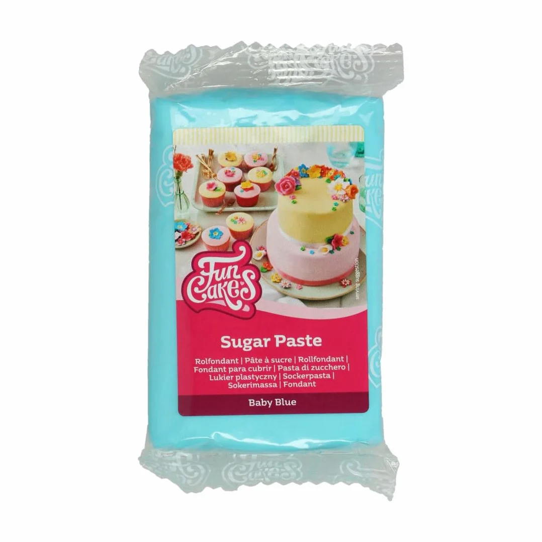 FunCakes Pasta De Azúcar Azul Bebé 250 G