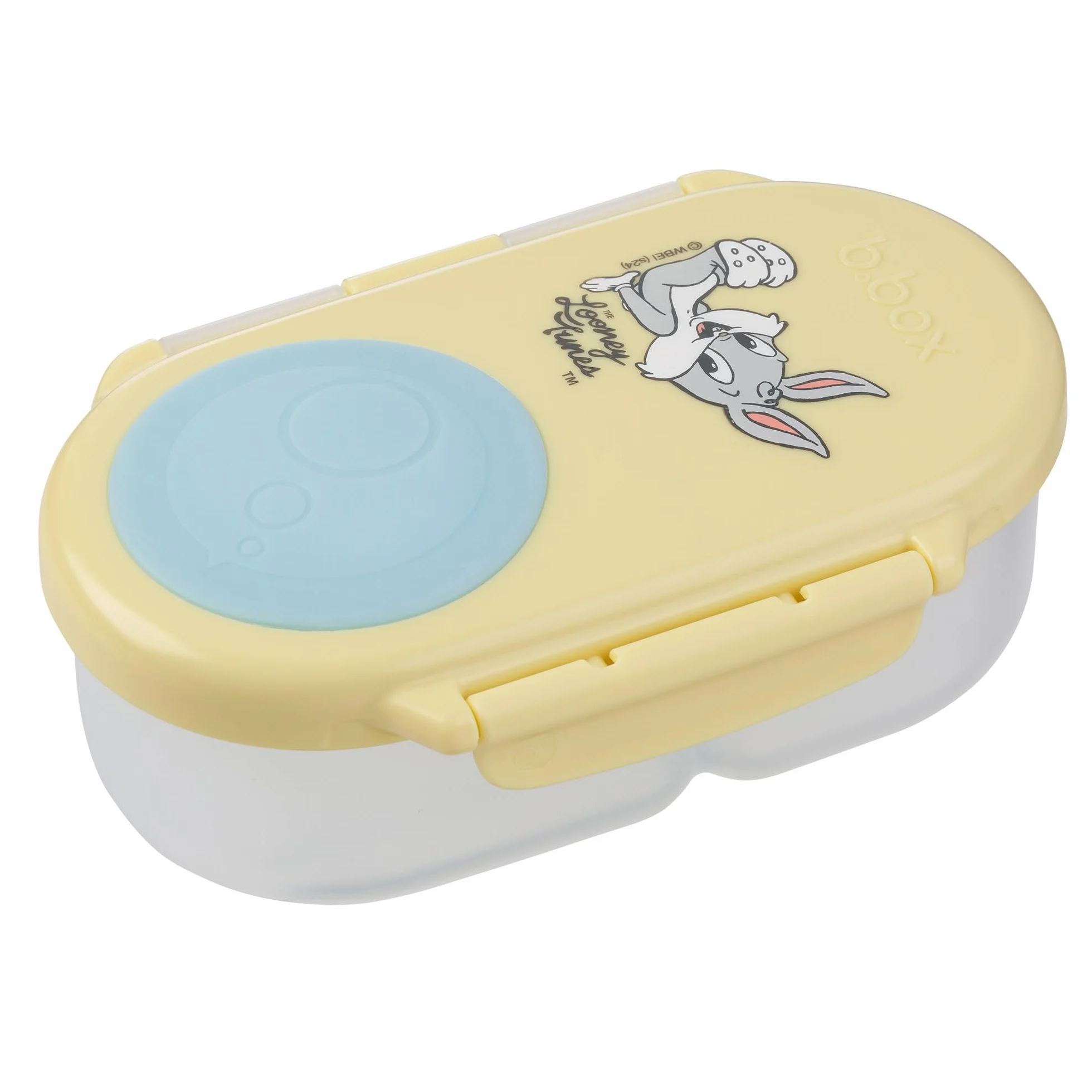 b.box Looney Tunes Fiambrera Infantil con Compartimentos | Bento Box Infantil Mini con 2 Compartimentos Herméticos | Caja de Almuerzo y Picoteo para Niños | Cabe 1 Fruta Entera | Sin BPA