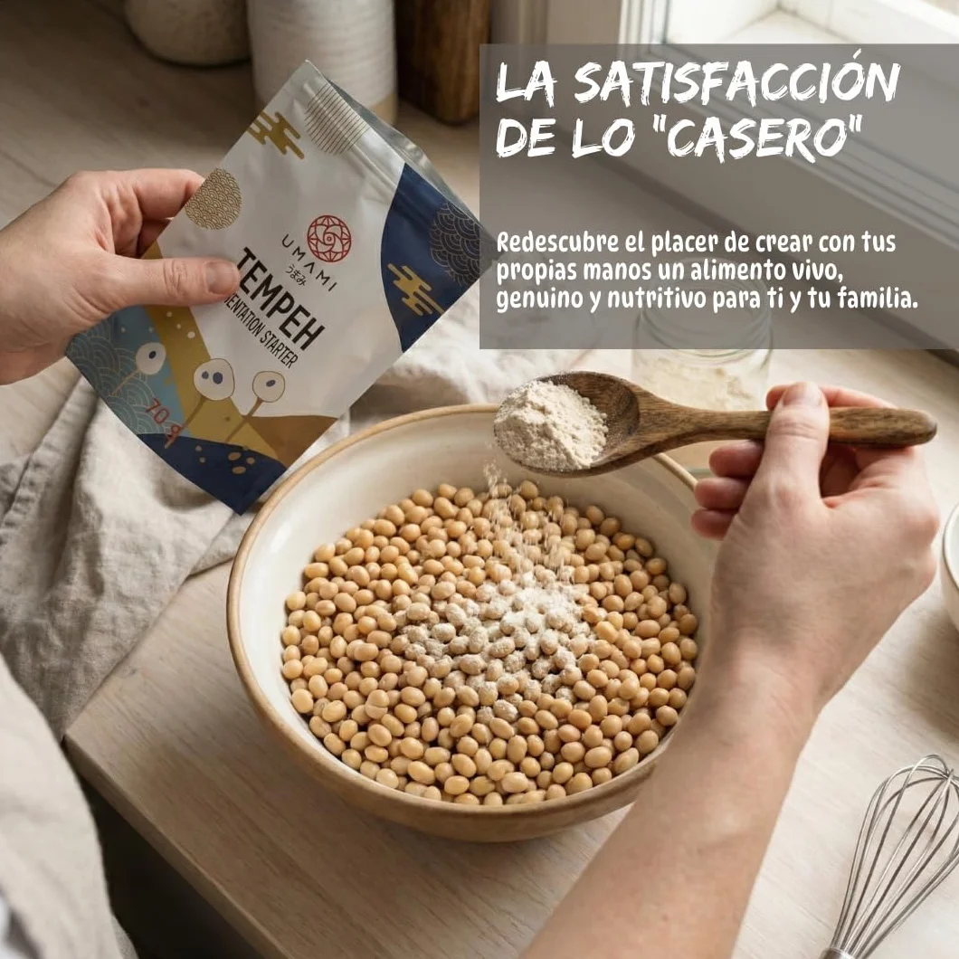 Inóculo para Tempeh Healthy Mom 70g Cultura Iniciadora Importado de Indonesia