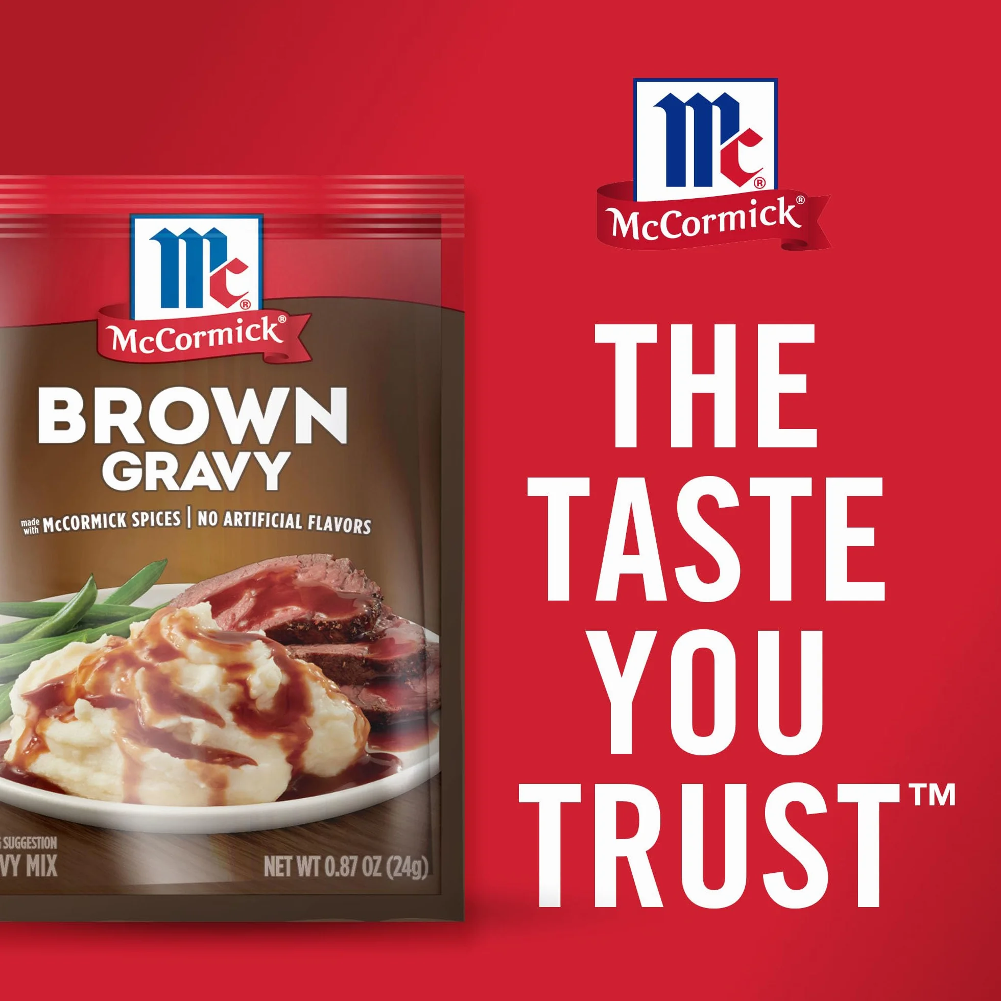 McCormick Brown Gravy Mix 0.87 oz