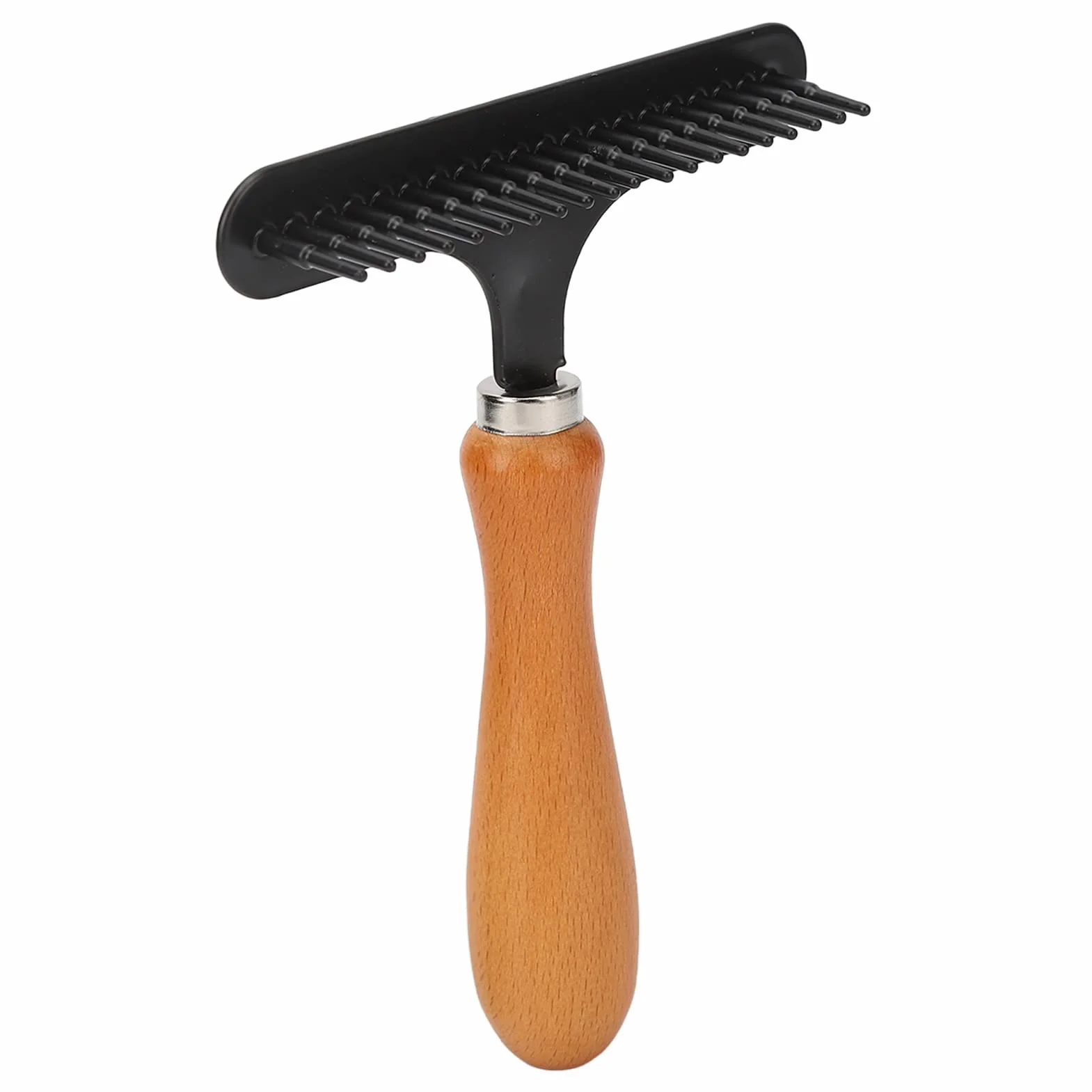 Rastrillo para Alfombras de Acero Inoxidable para Cuidado del Cabello