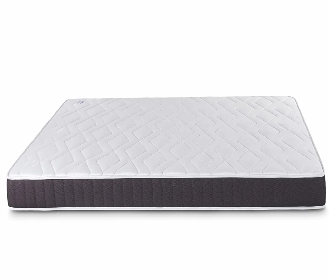 DORMIDAN Canapé Abatible Gran Capacidad 135x190 cm Blanco con Colchón Viscoelástico y Almohada