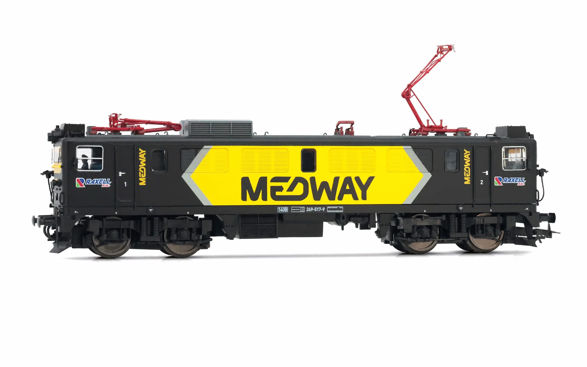 Electrotren HE2019S Medway, Locomotora eléctrica de 4 Ejes Serie 269, decoración Medway, época Vi, con decodificador de Sonido DCC Loco, Eléctrico