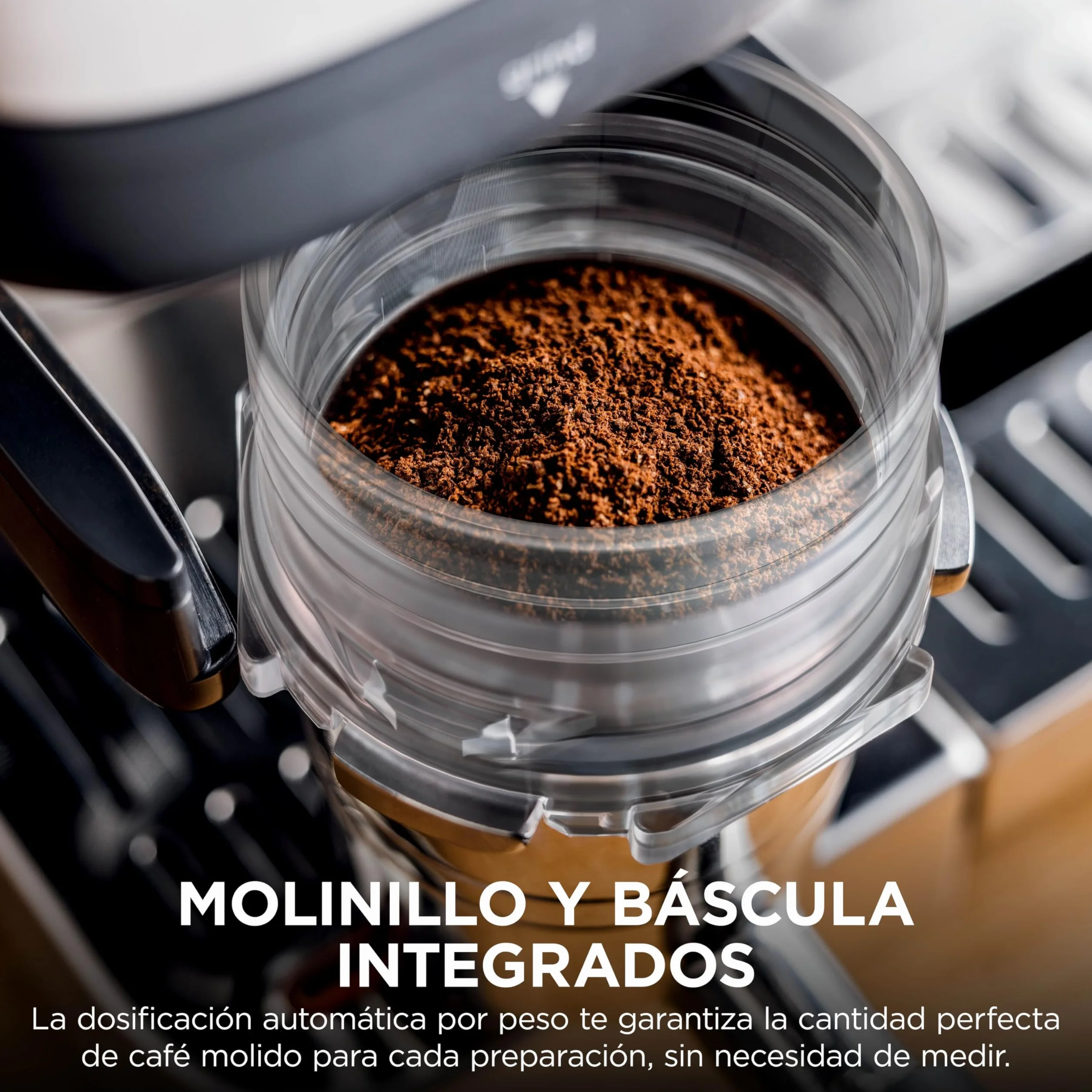 Ninja Luxe Premier Cafetera 3 en 1 Espresso Cold Brew Café Filtro Molinillo Espumador 25 Ajustes Molienda Plata ES601EU