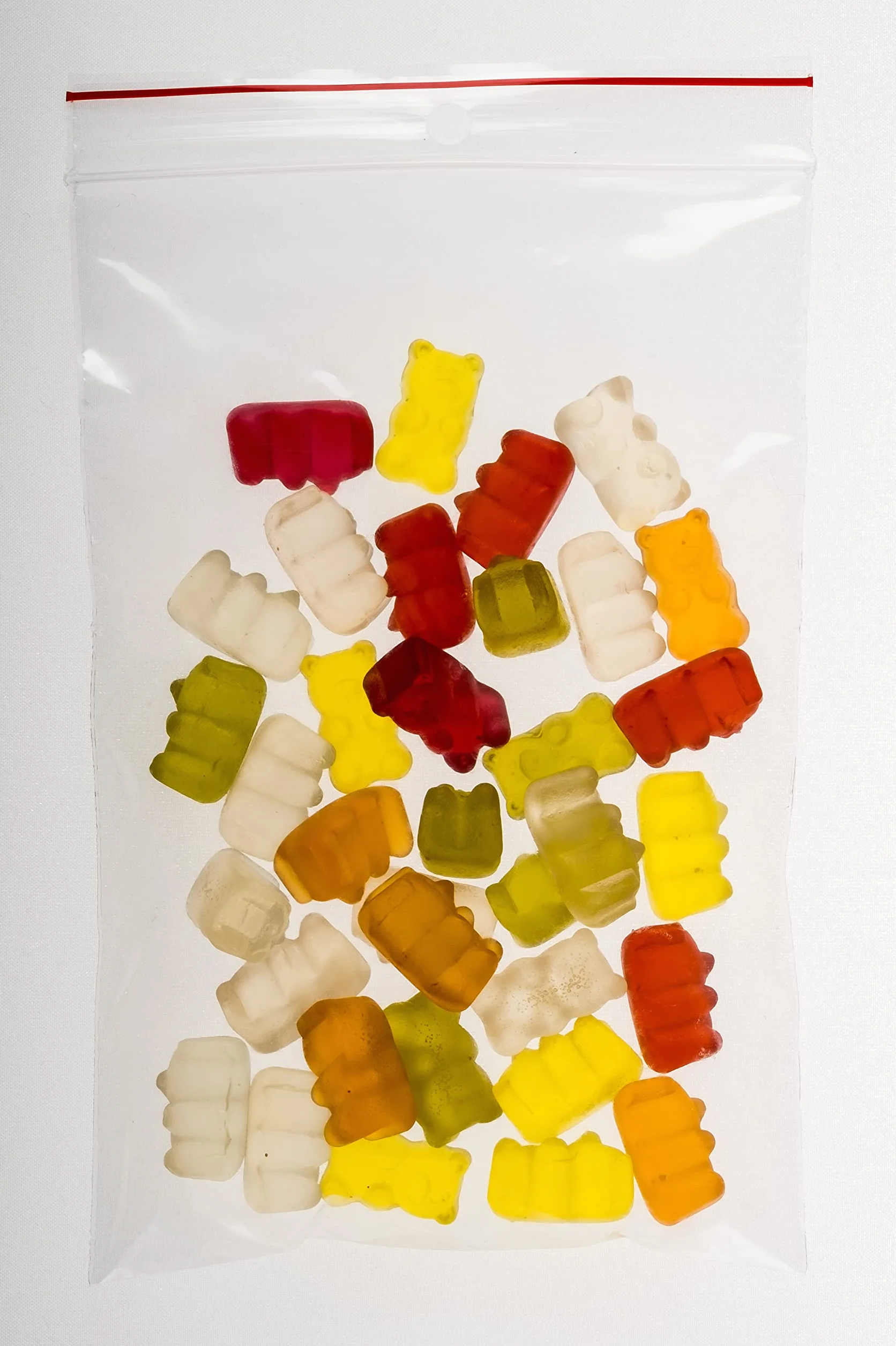 Bolsas de Plástico Transparente con Cierre Zip 4 x 6 cm, 100 Unidades