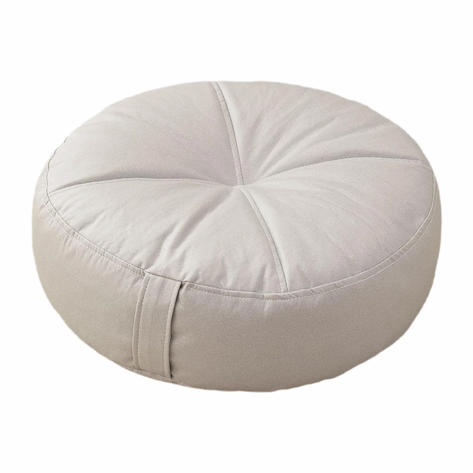 Poduszka do Medytacji Yoga Zafu 40 cm, Szara, Pokrowiec Bawełniany