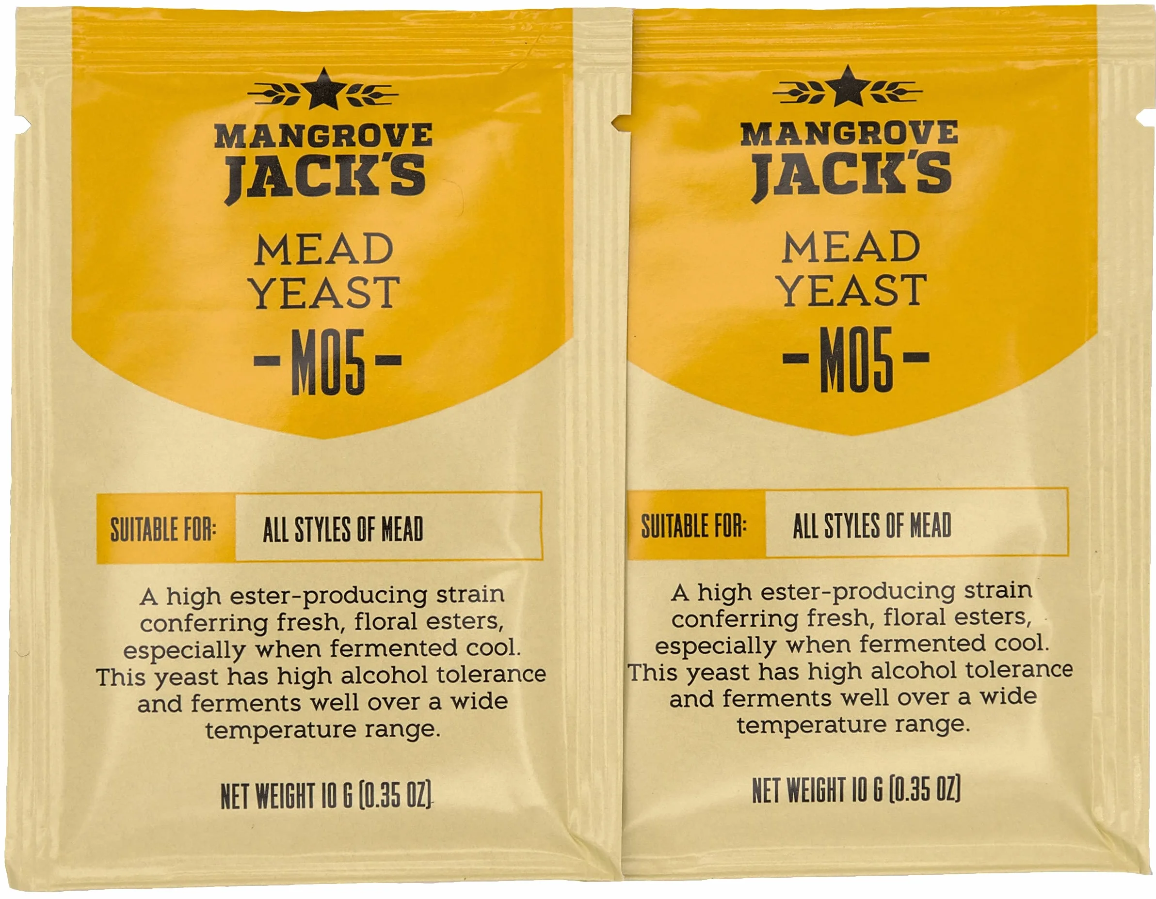 Mangrove Jack's Levadura de Hidromiel Seca 10g 25L